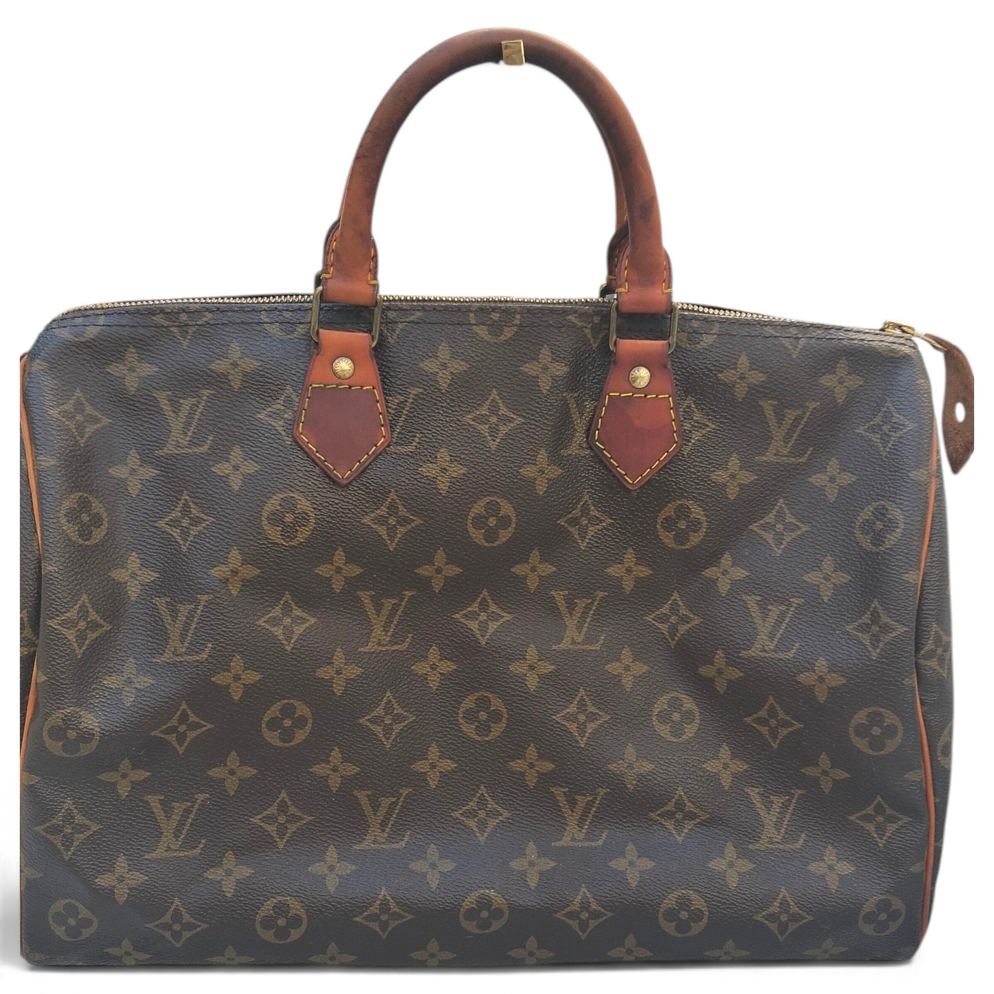 Speedy leather handbag