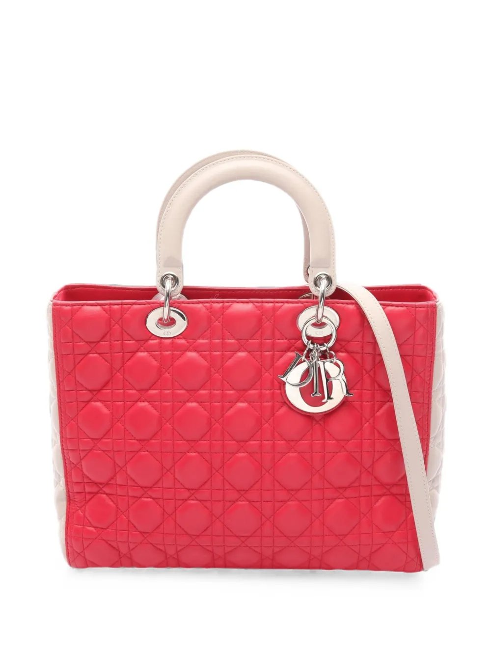 large 2000s Lady Dior Cannage handbag