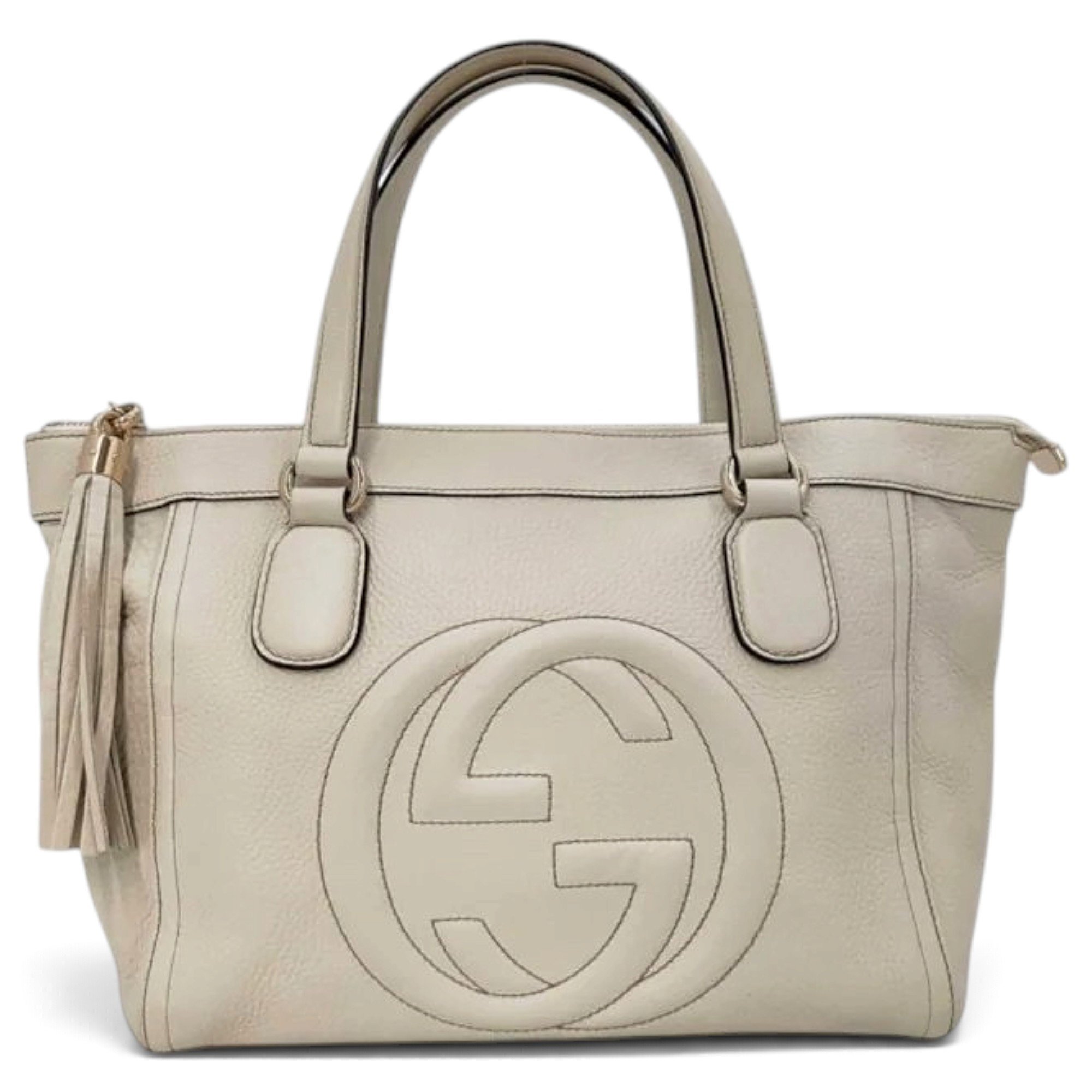 Soho Top Handle leather handbag