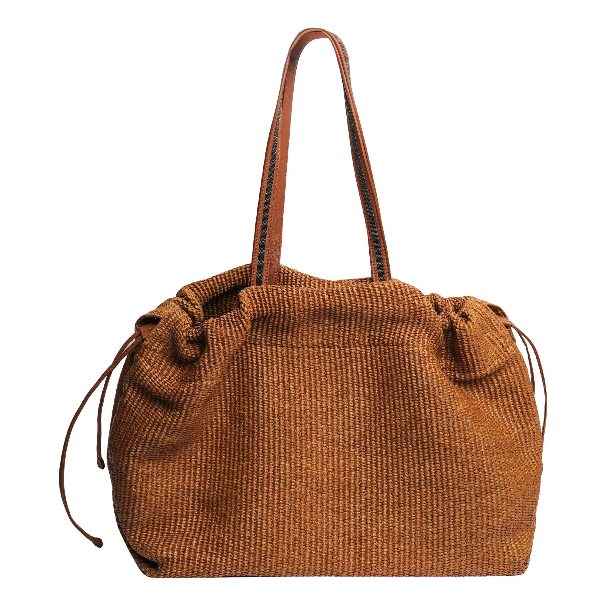 Leather tote