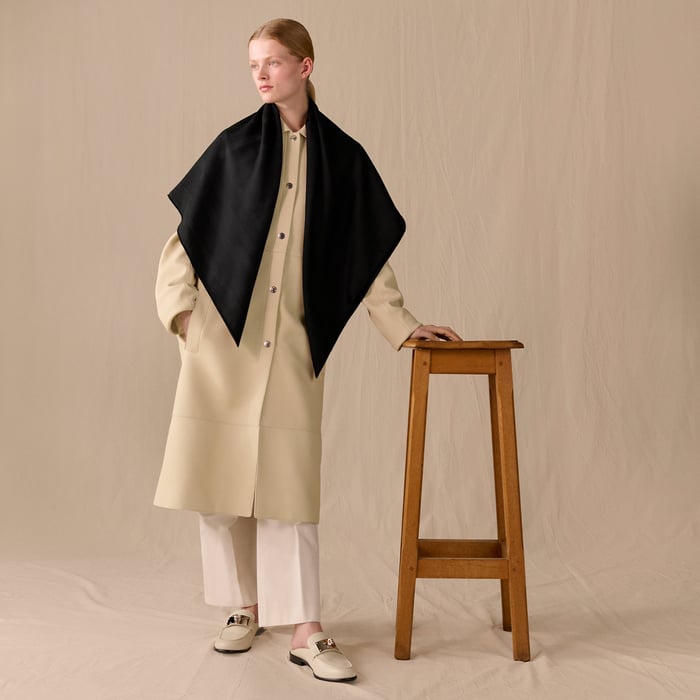 Noir Les Sangles Scarf 115
