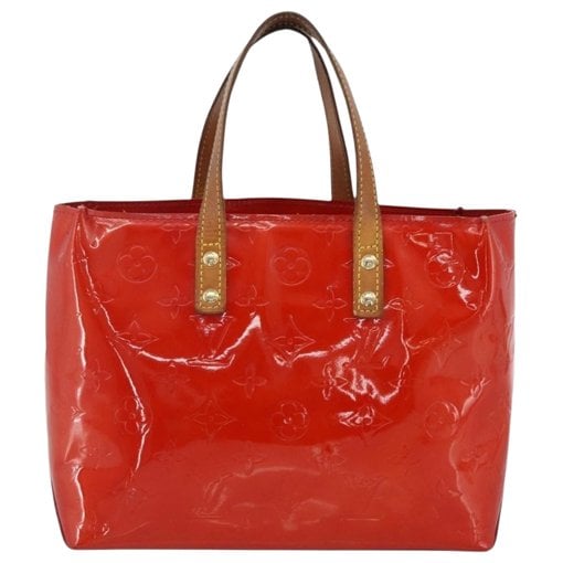 Reade patent leather handbag