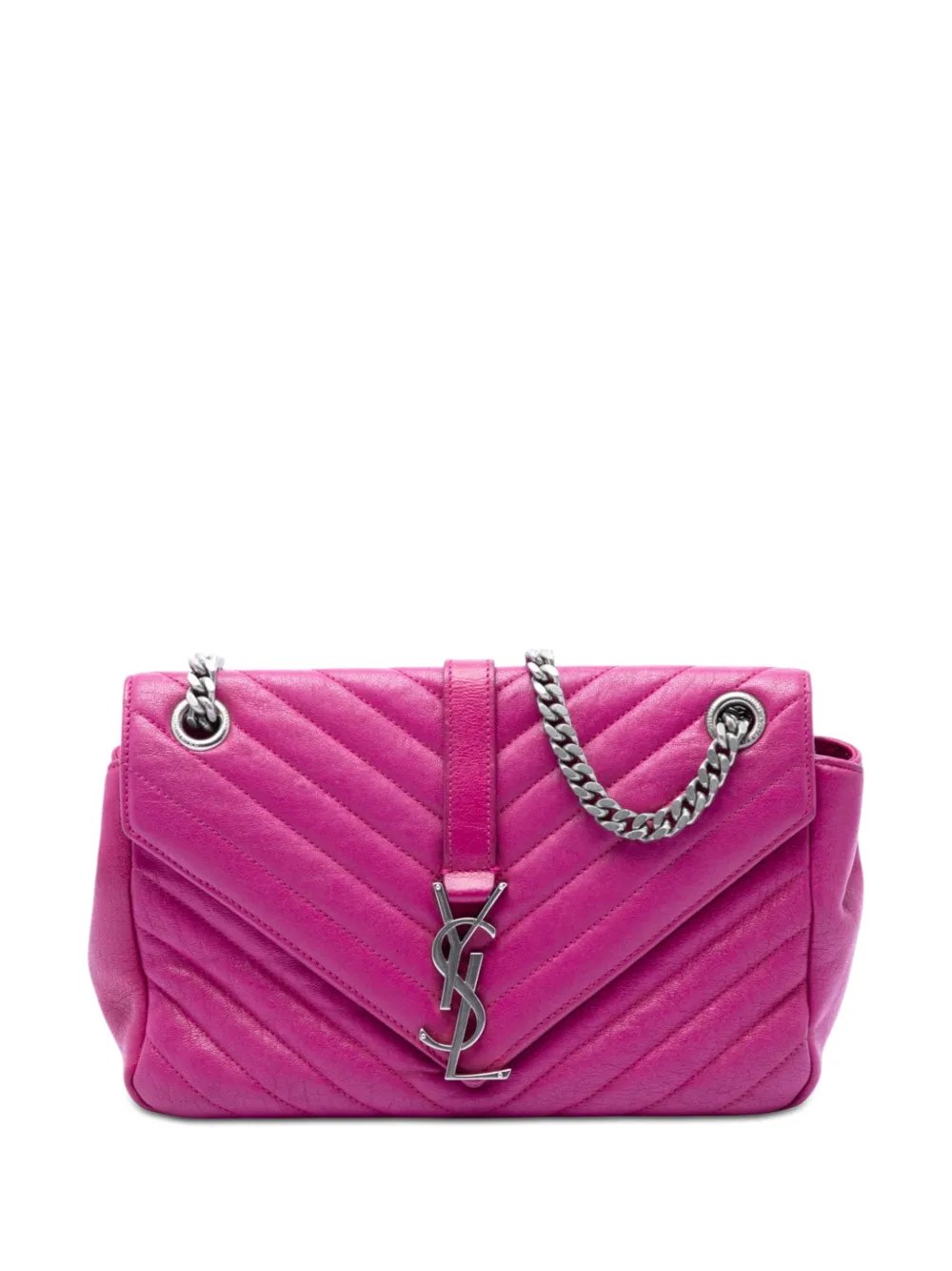 2015 Medium Chevron Sheepskin Monogram College shoulder bag
