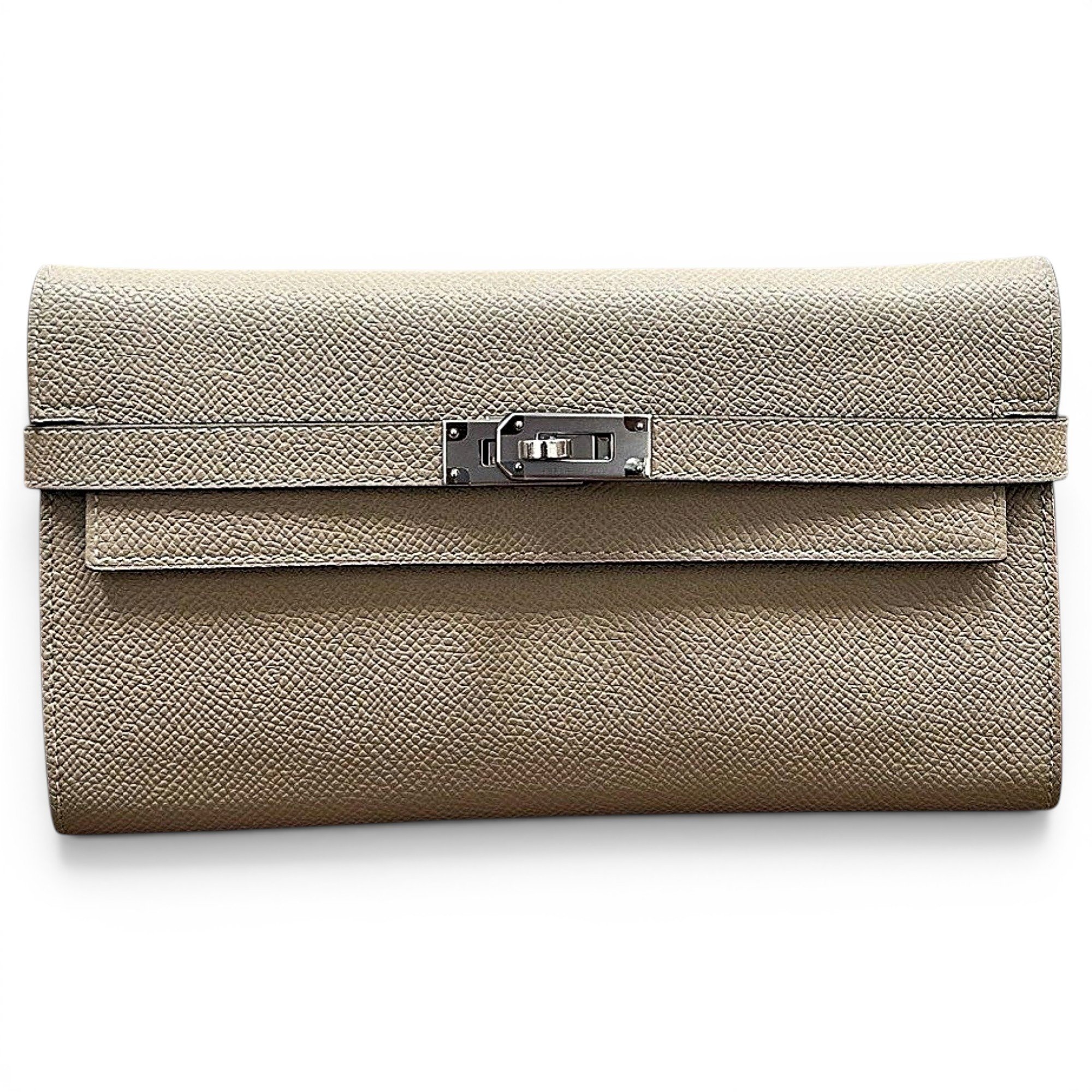 Kelly to go leather clutch bag