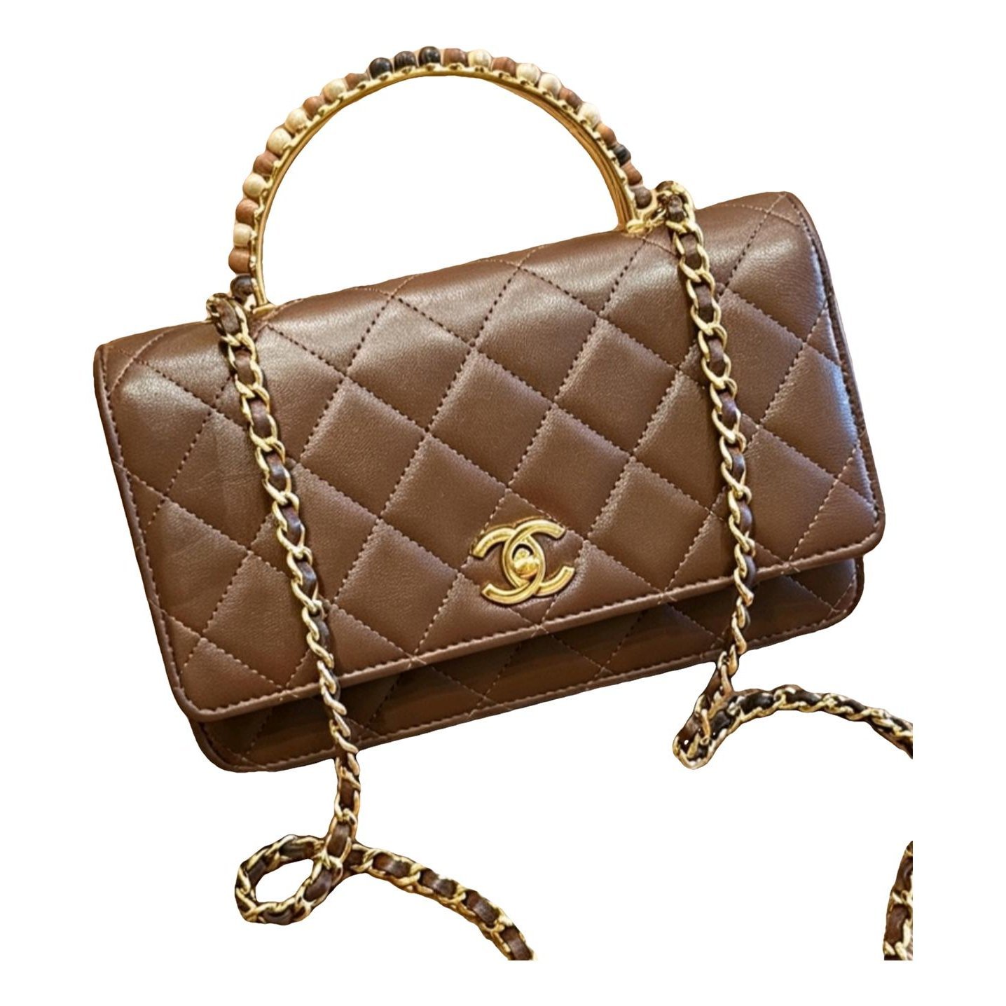 Leather handbag