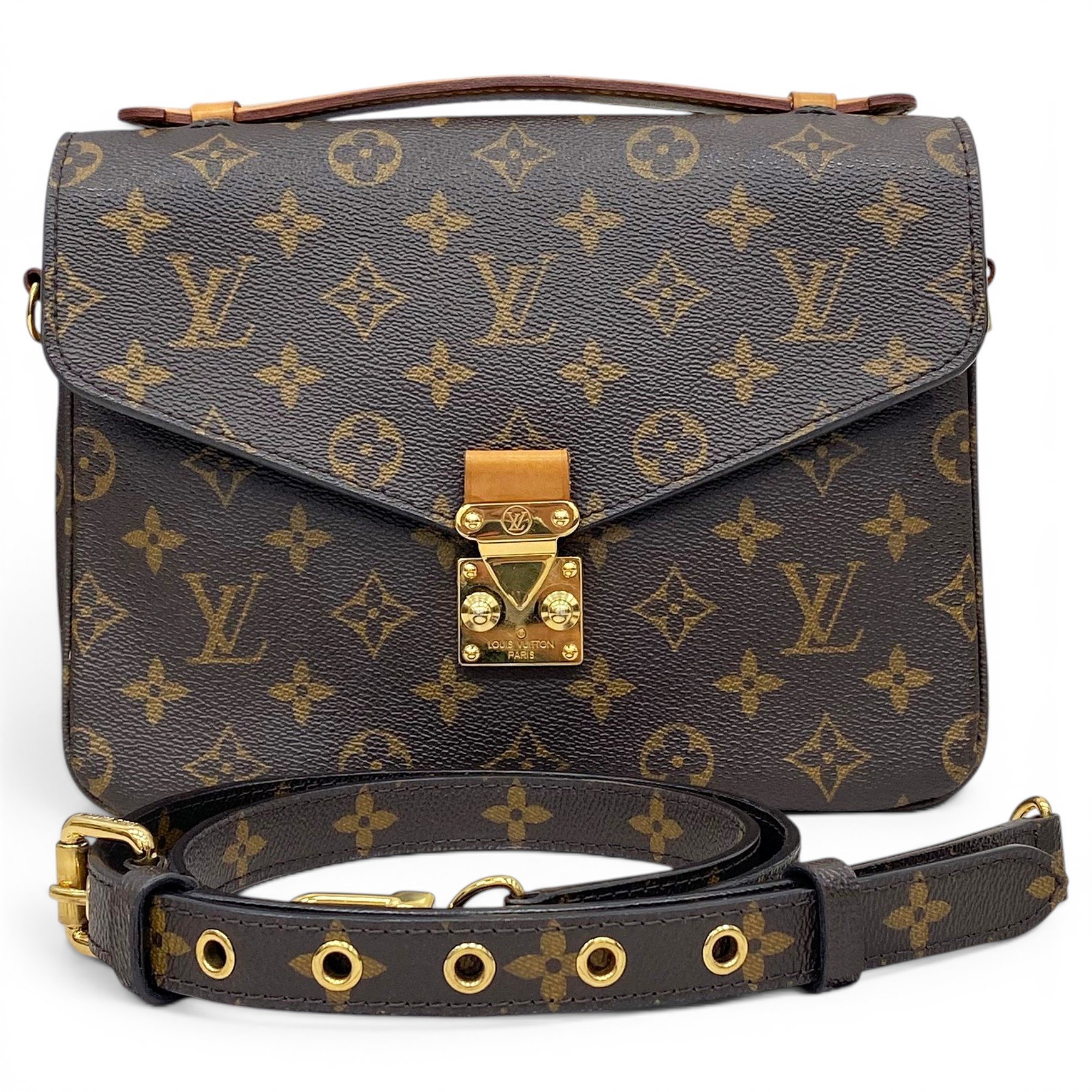 Metis leather handbag