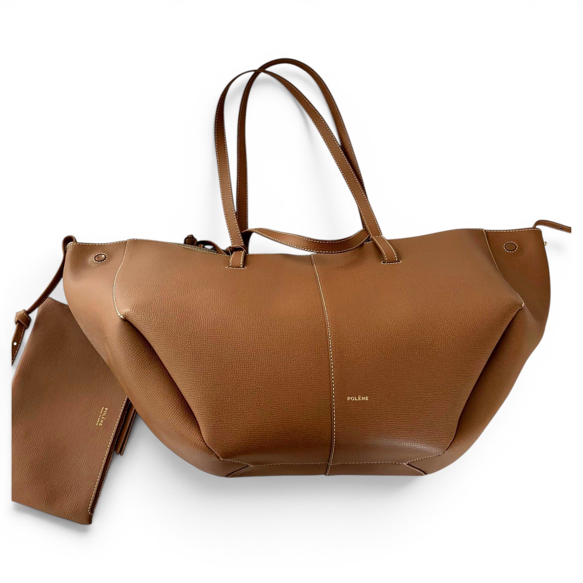 Le Cabas leather handbag
