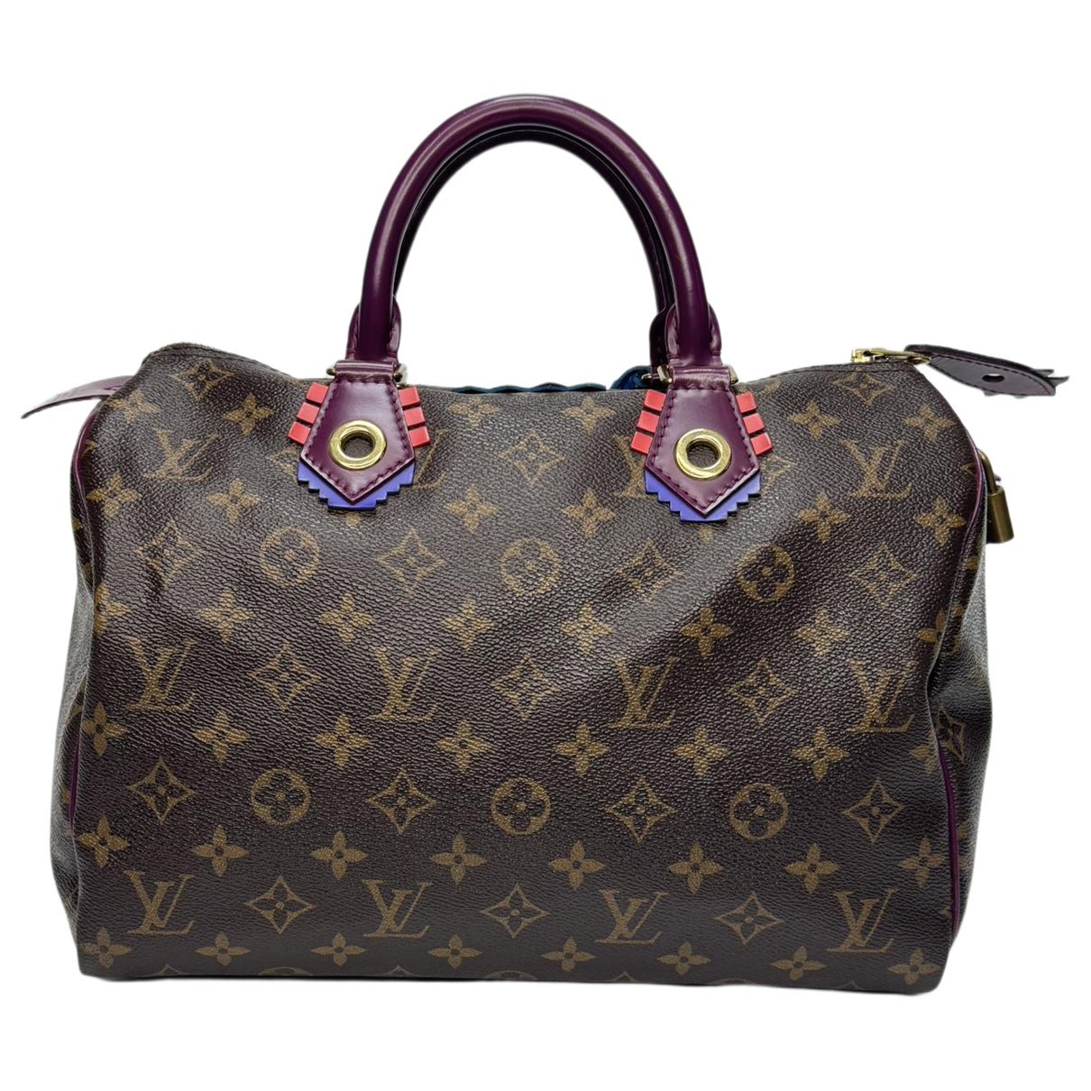 Speedy leather handbag