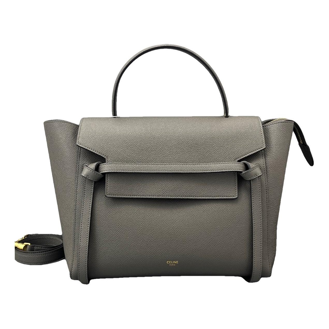 Belt leather handbag
