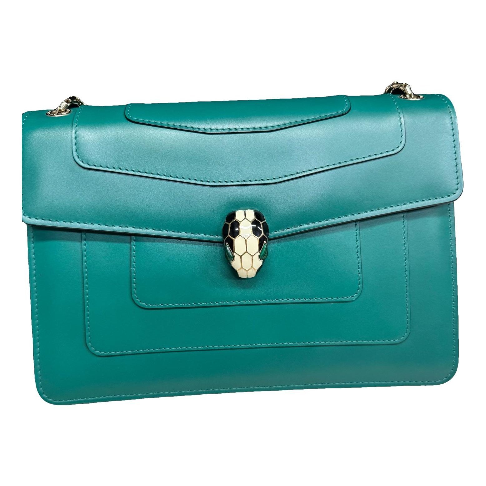 Bvlgari Serpenti leather handbag