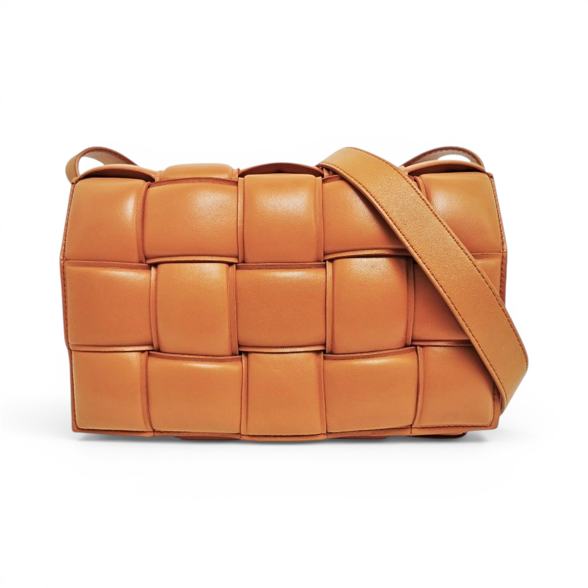 Cassette Padded leather handbag