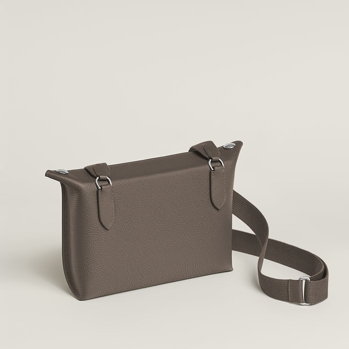Gris Étain Hermès Videpoches Bag