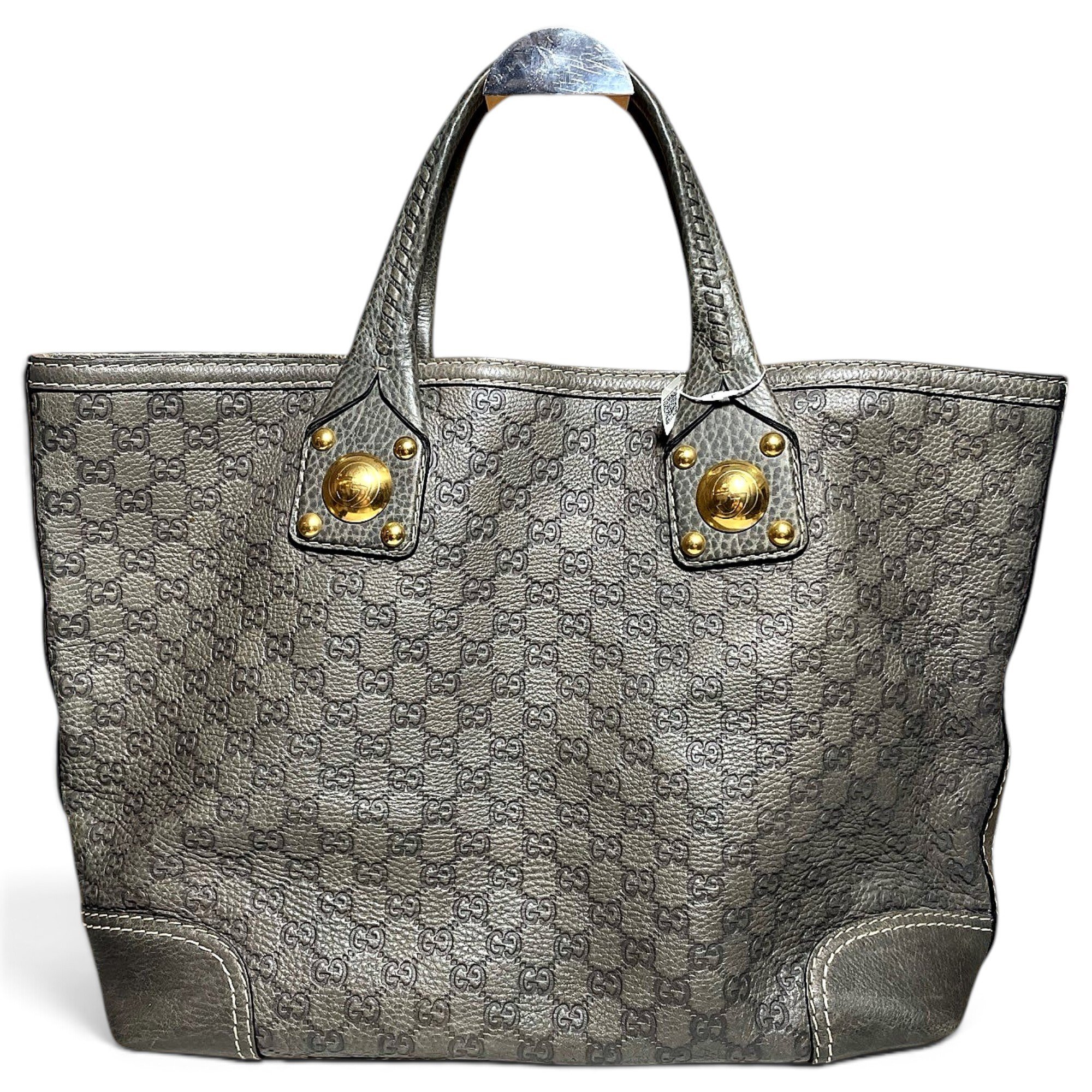 Swing leather tote