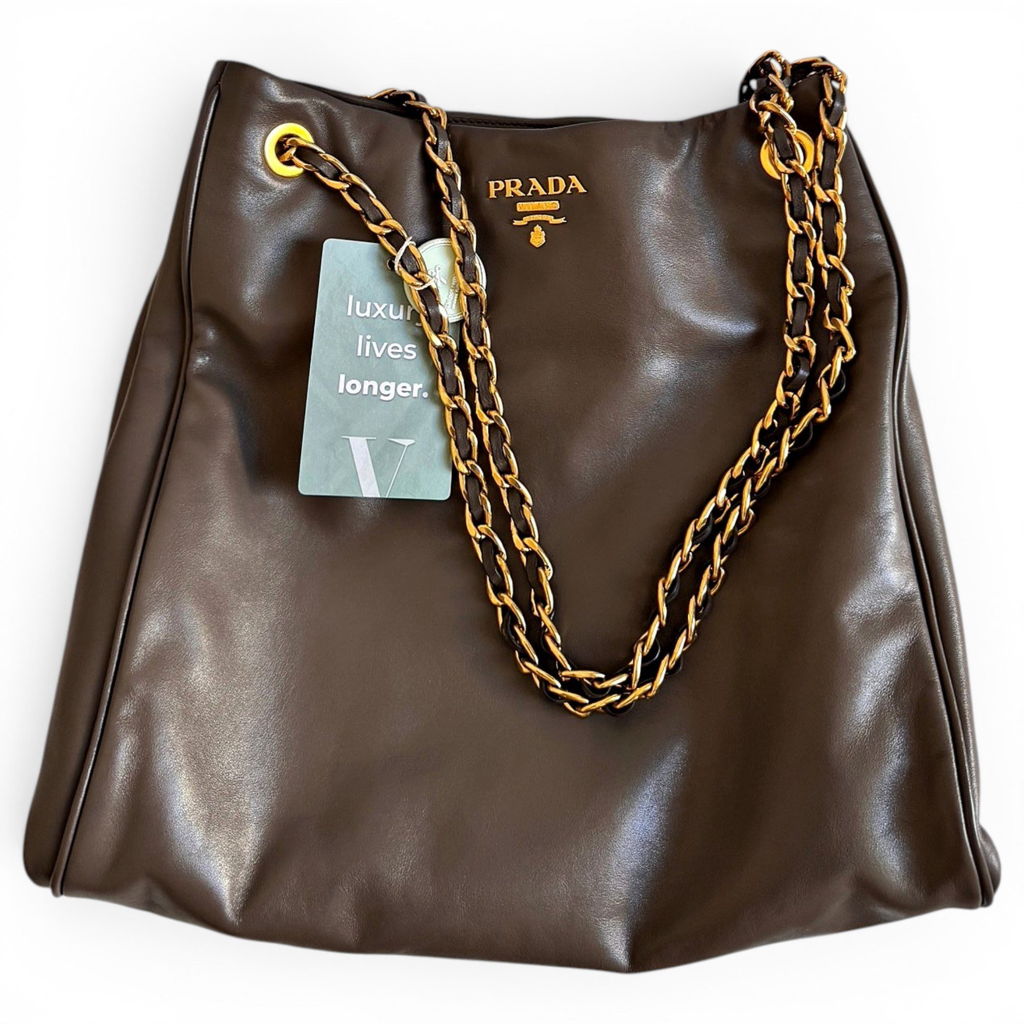 Leather handbag