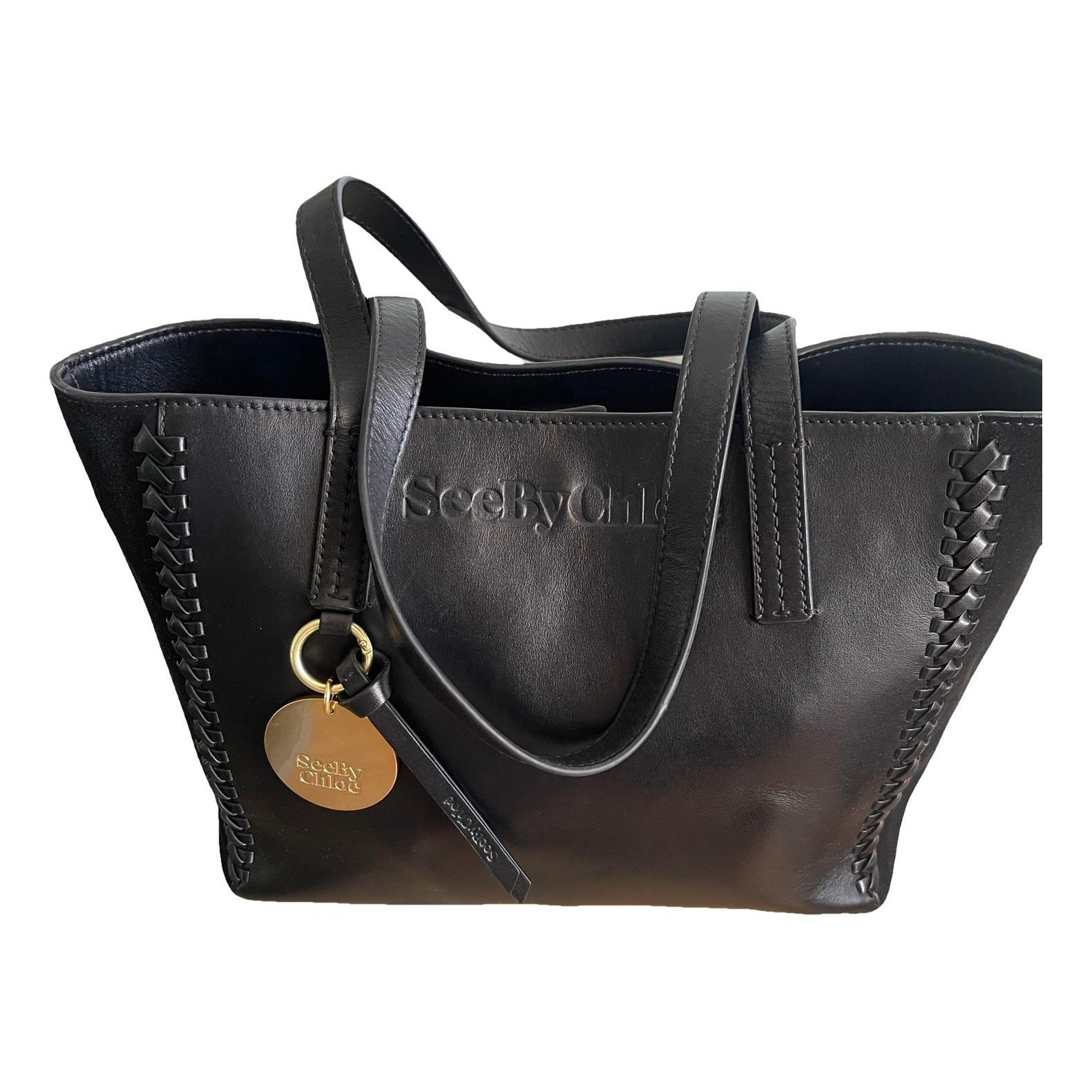 Leather tote