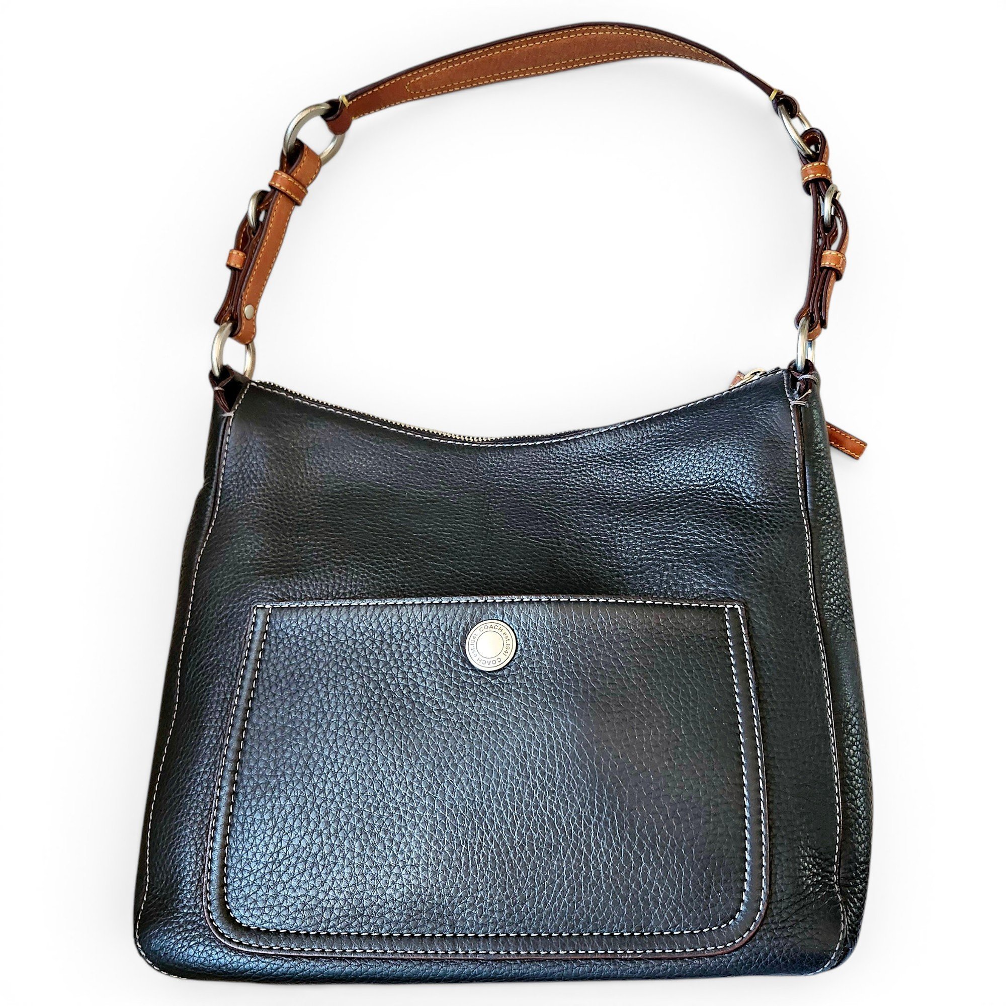 Leather handbag