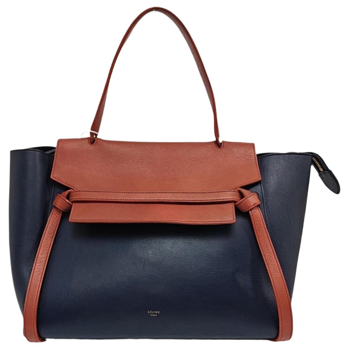 Belt leather handbag