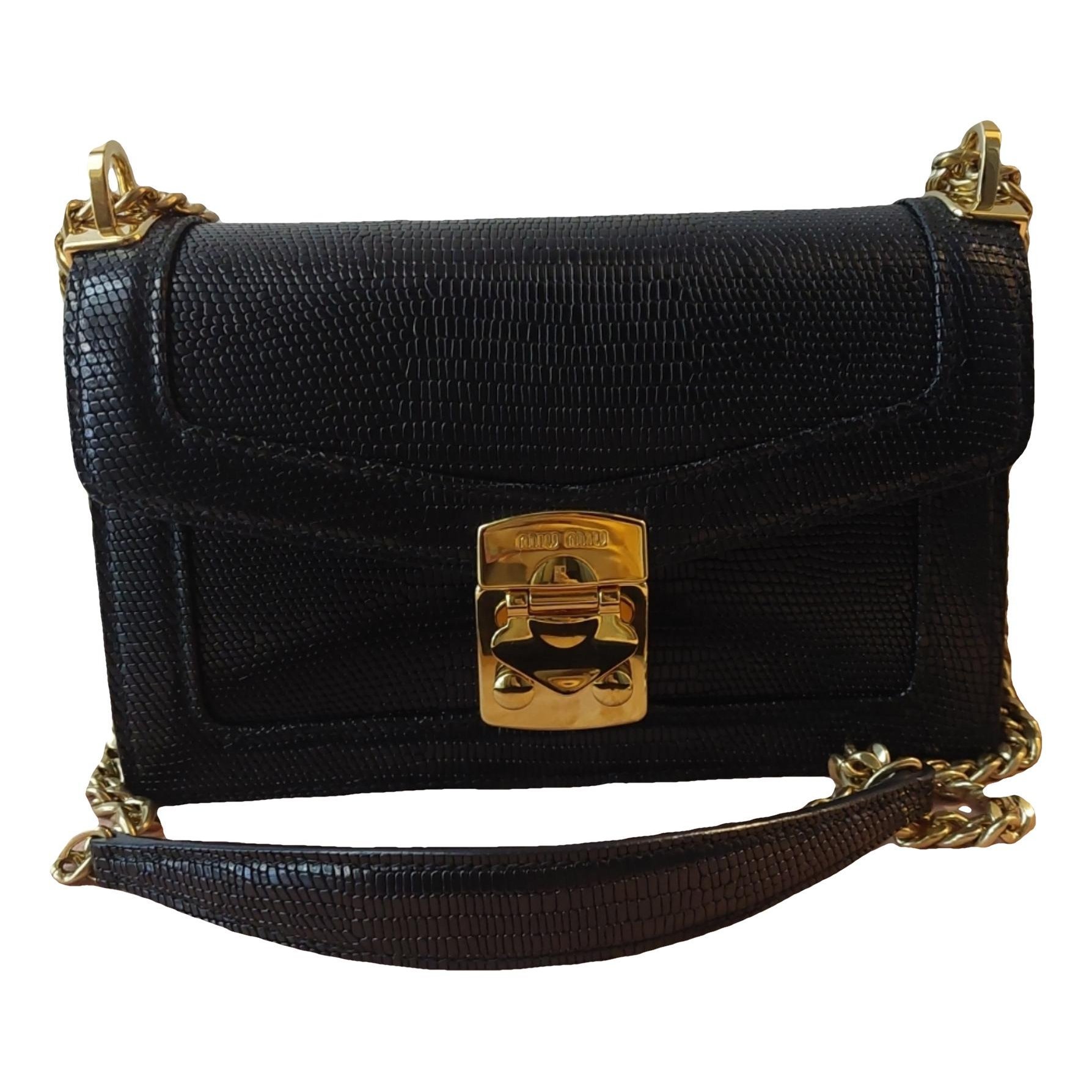 Miu Confidential leather crossbody bag