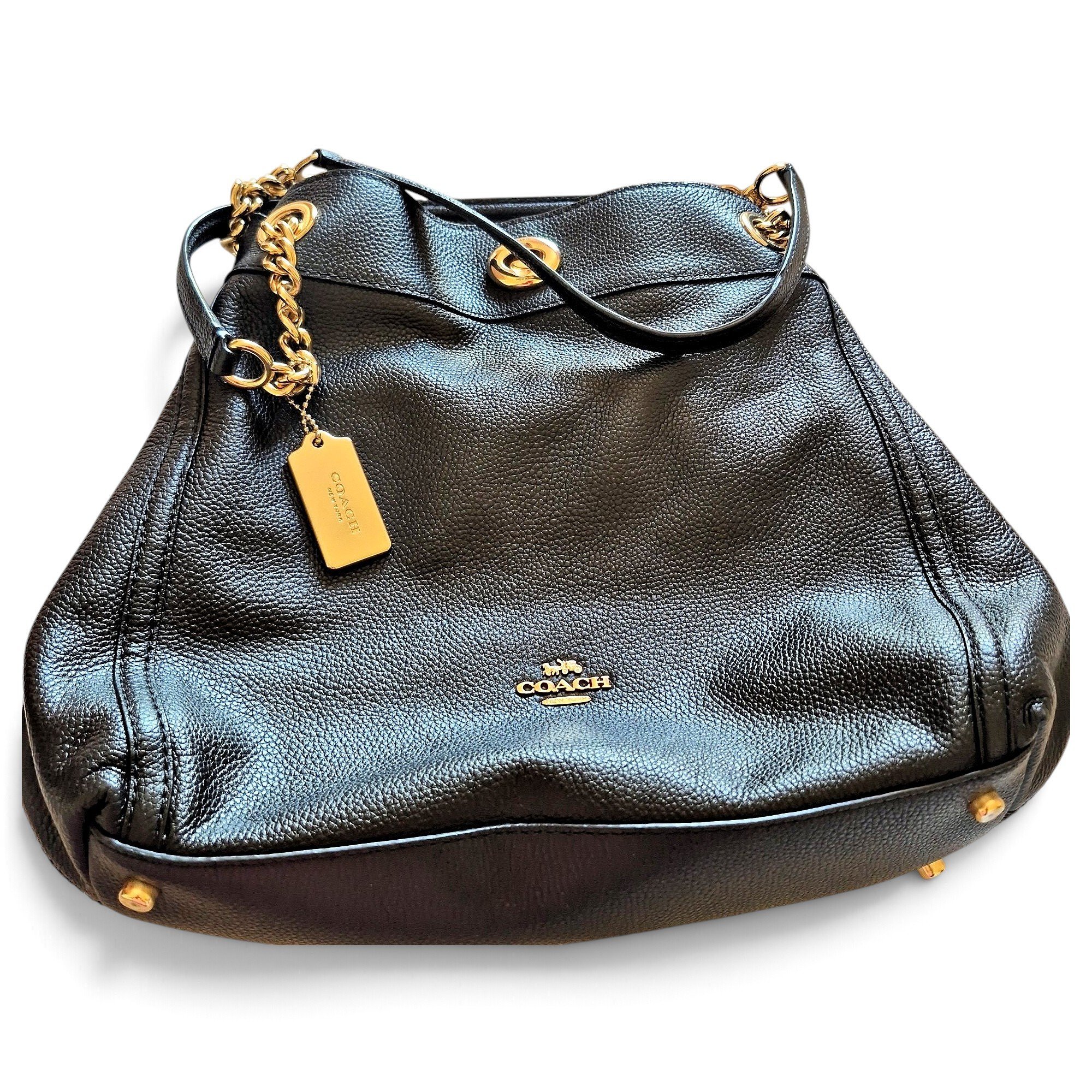 Edie leather handbag