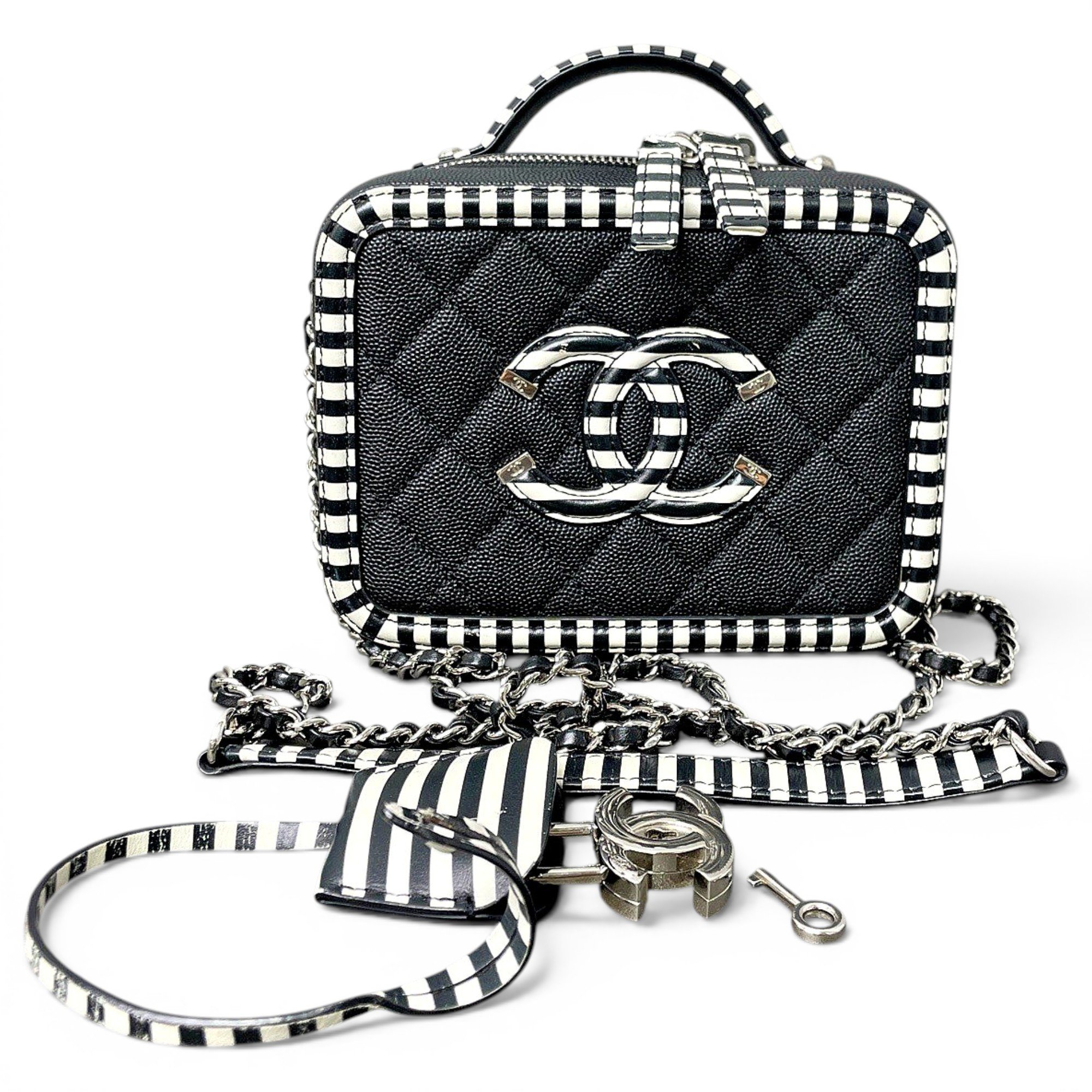 Chanel Vanity leather handbag