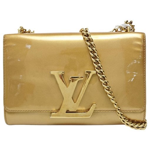 Louise patent leather handbag