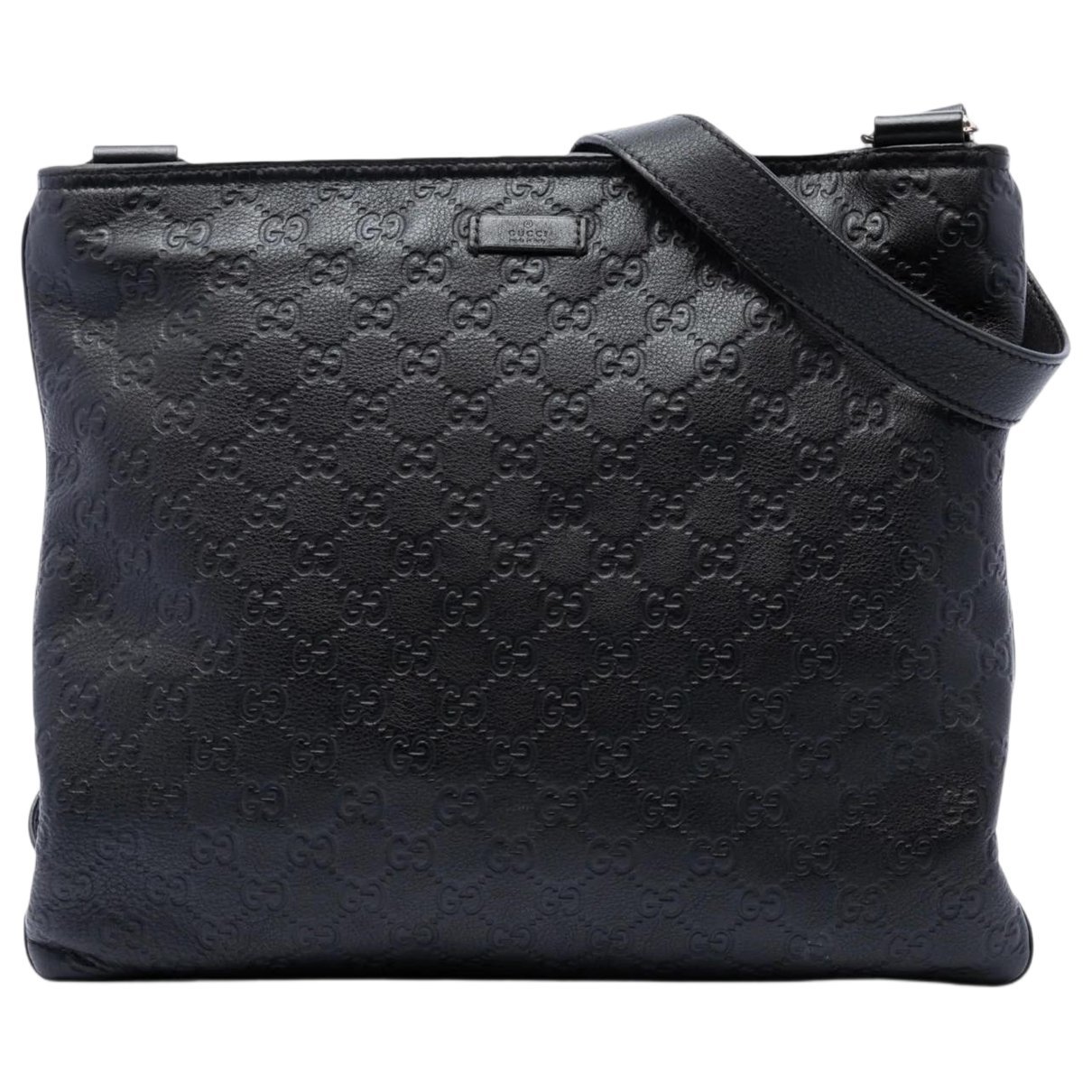 Gucci B leather crossbody bag