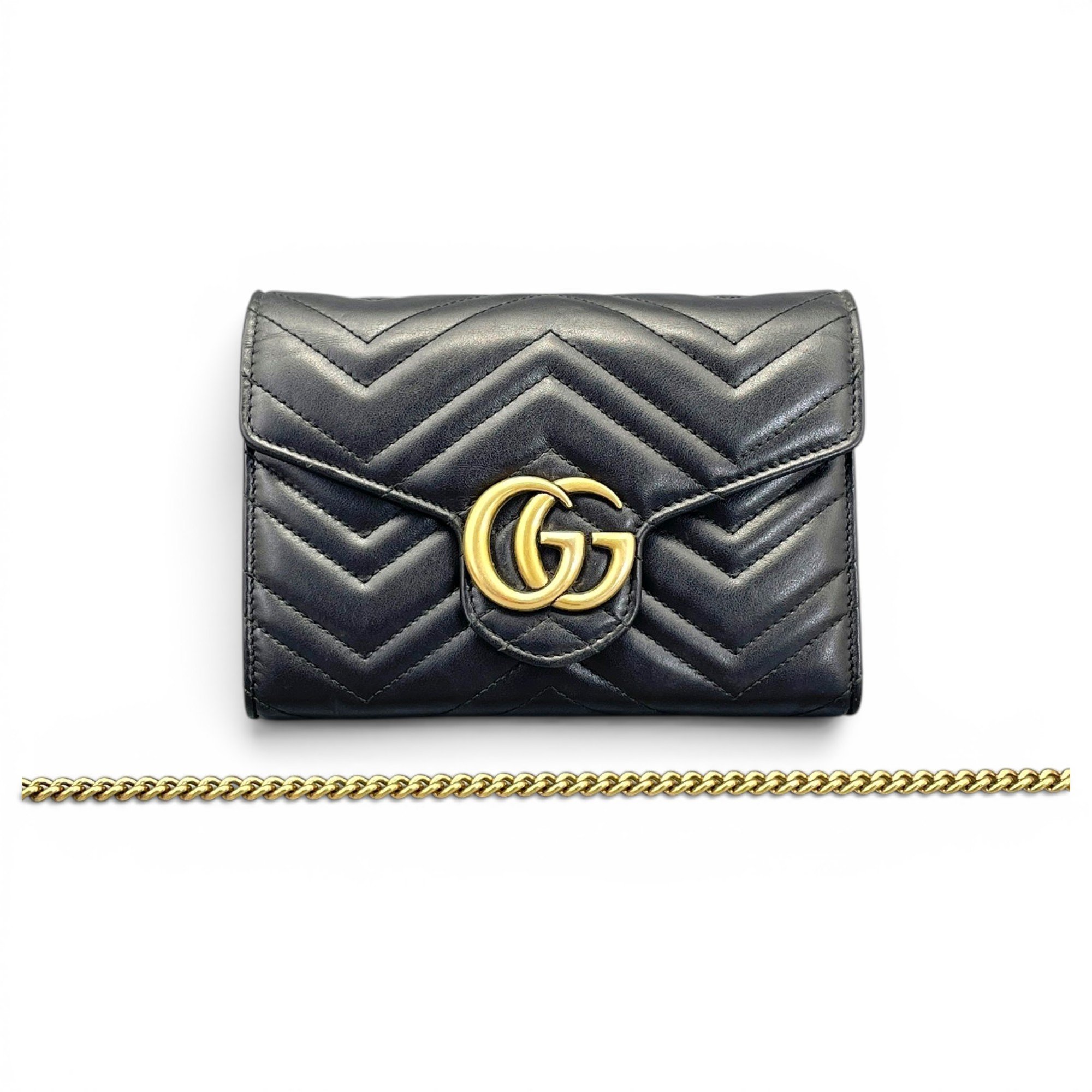 GG Marmont Chain leather handbag