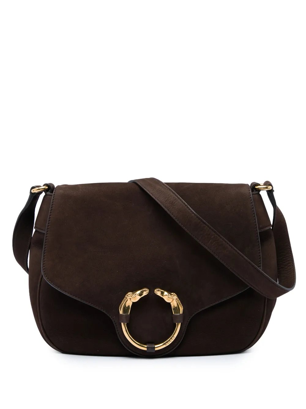 2016-2026 Nubuck Ribot Horse Head Flap crossbody bag