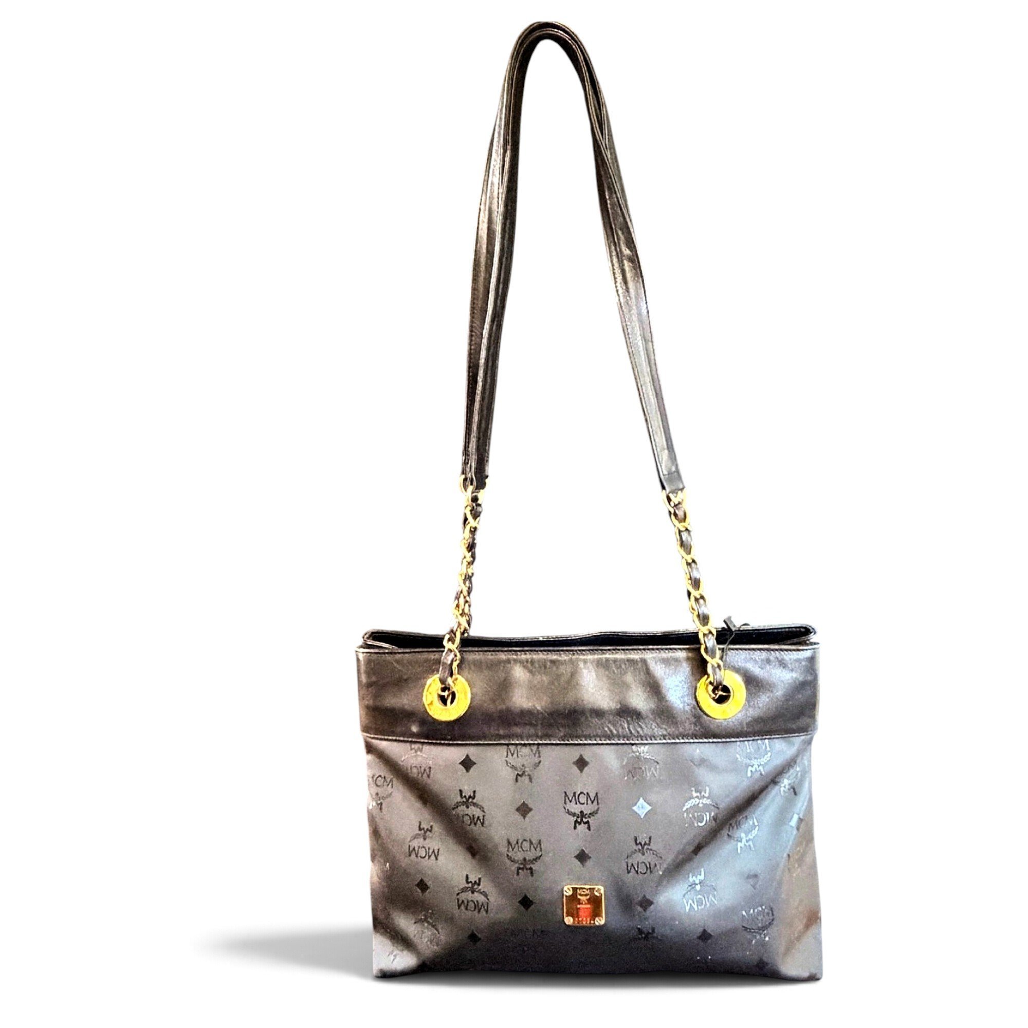 Leather tote
