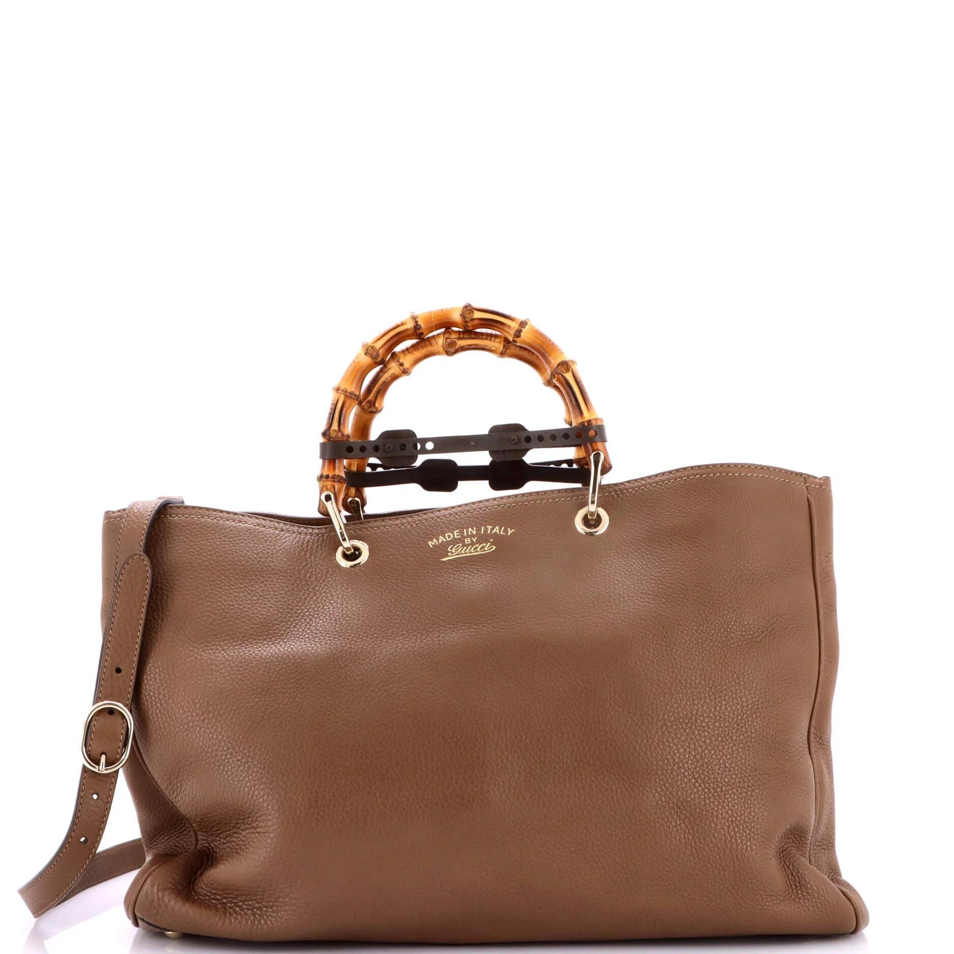 Leather tote