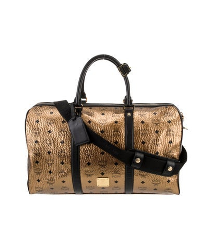 MCM Leather Top Handle Bag