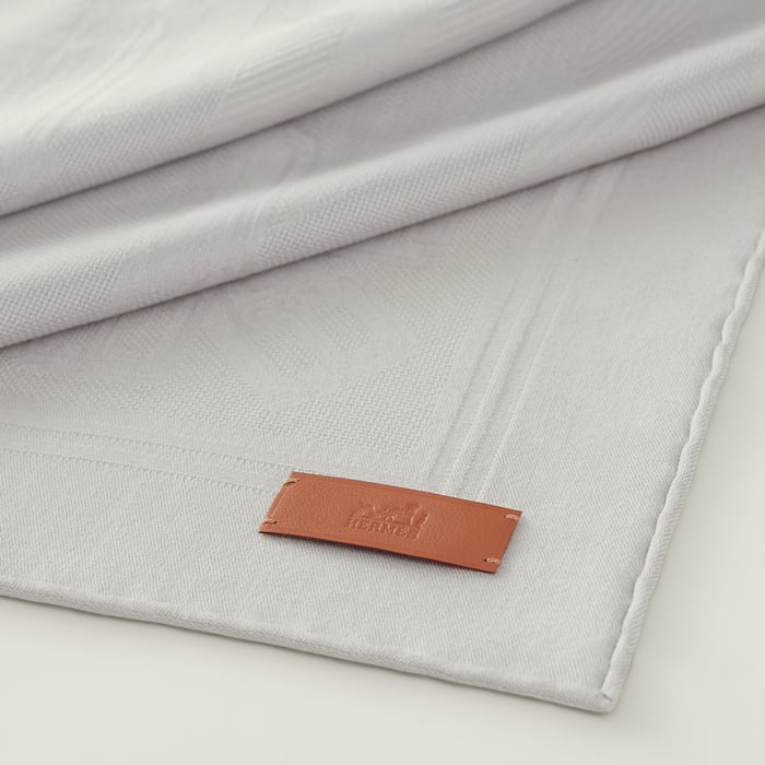 Silver Les Sangles Scarf 115
