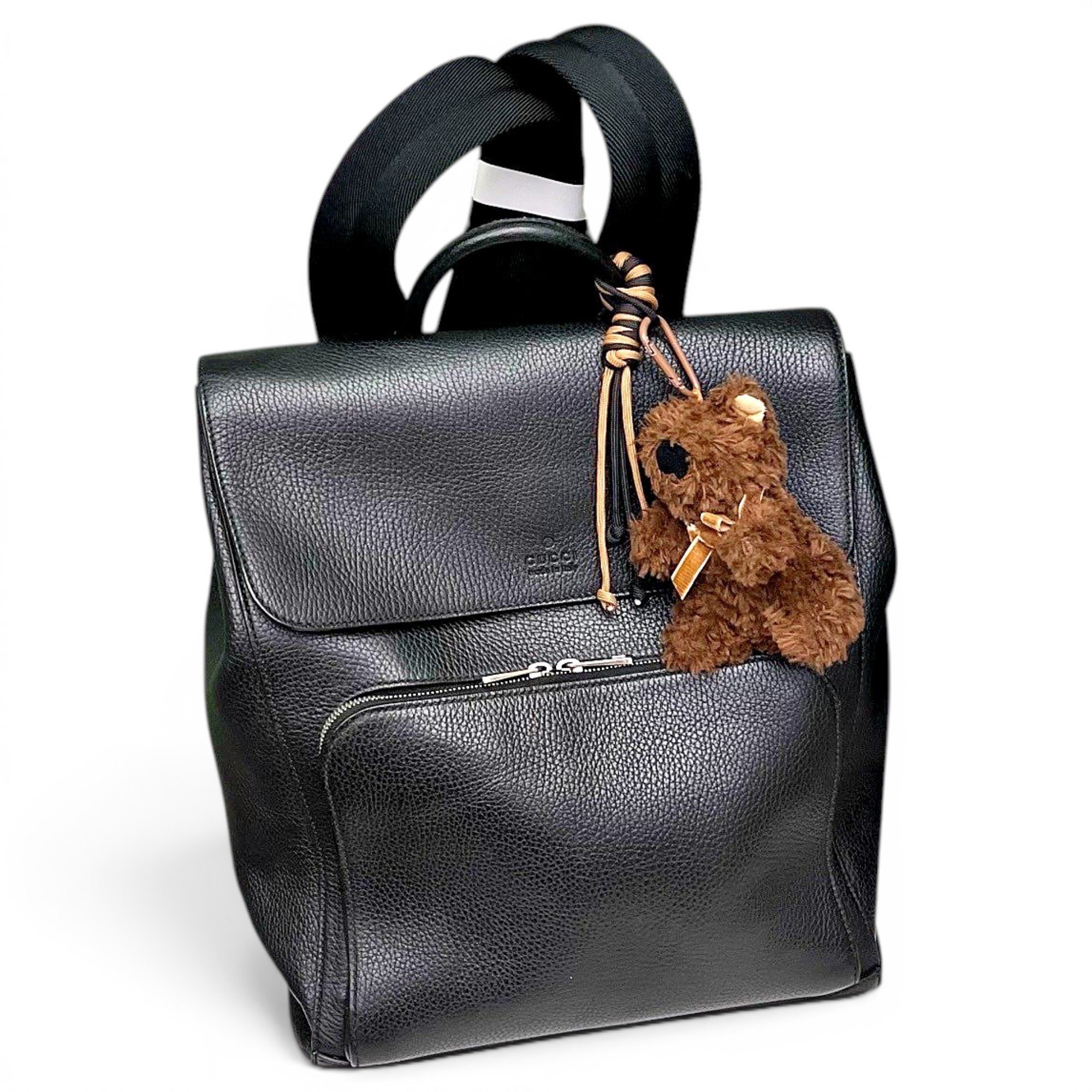 Leather backpack