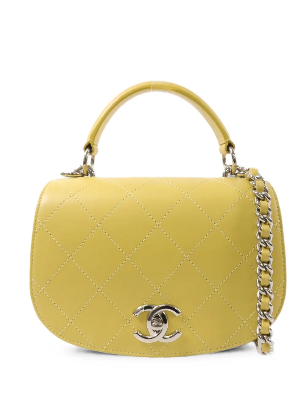 CC turn-lock shoulder bag