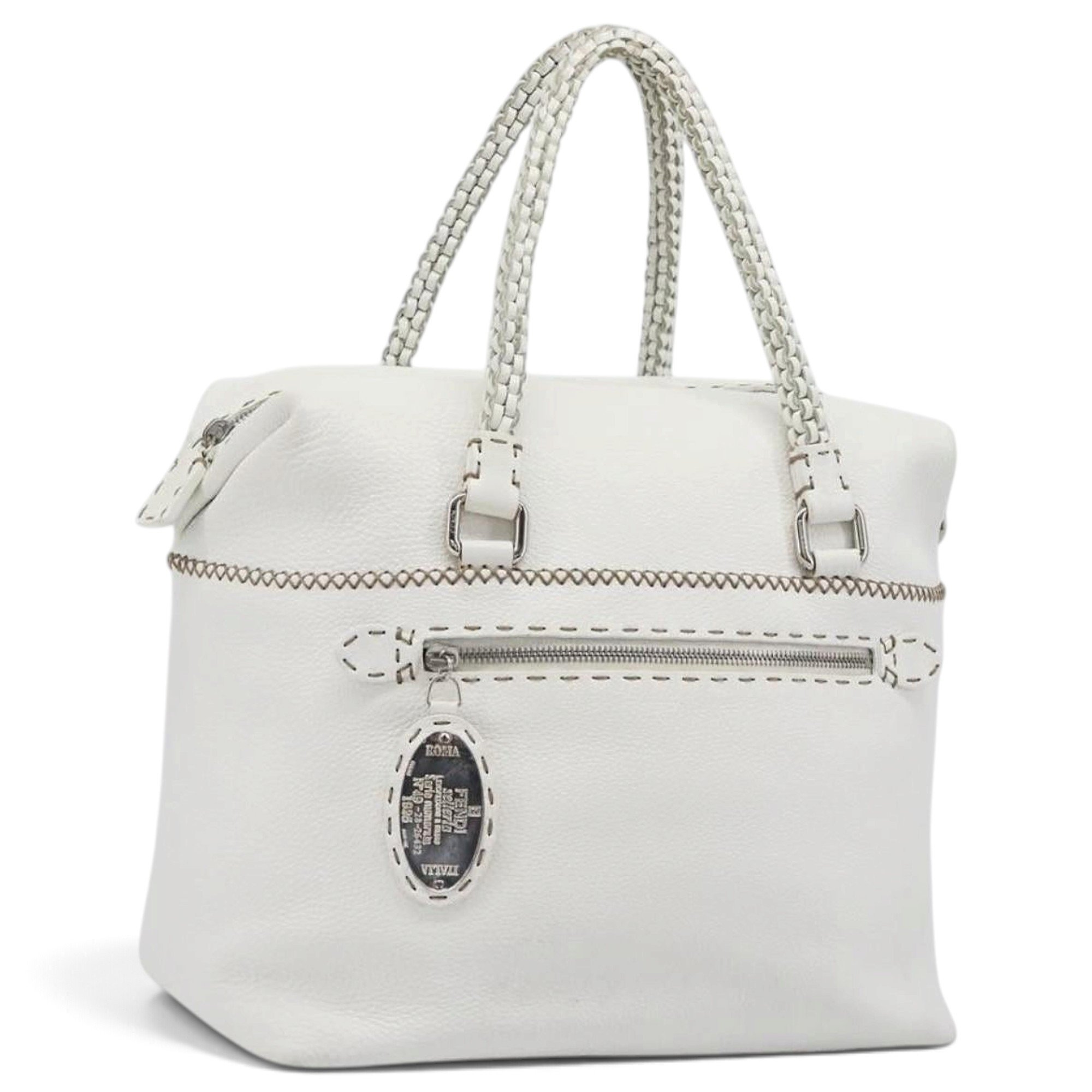 Leather tote