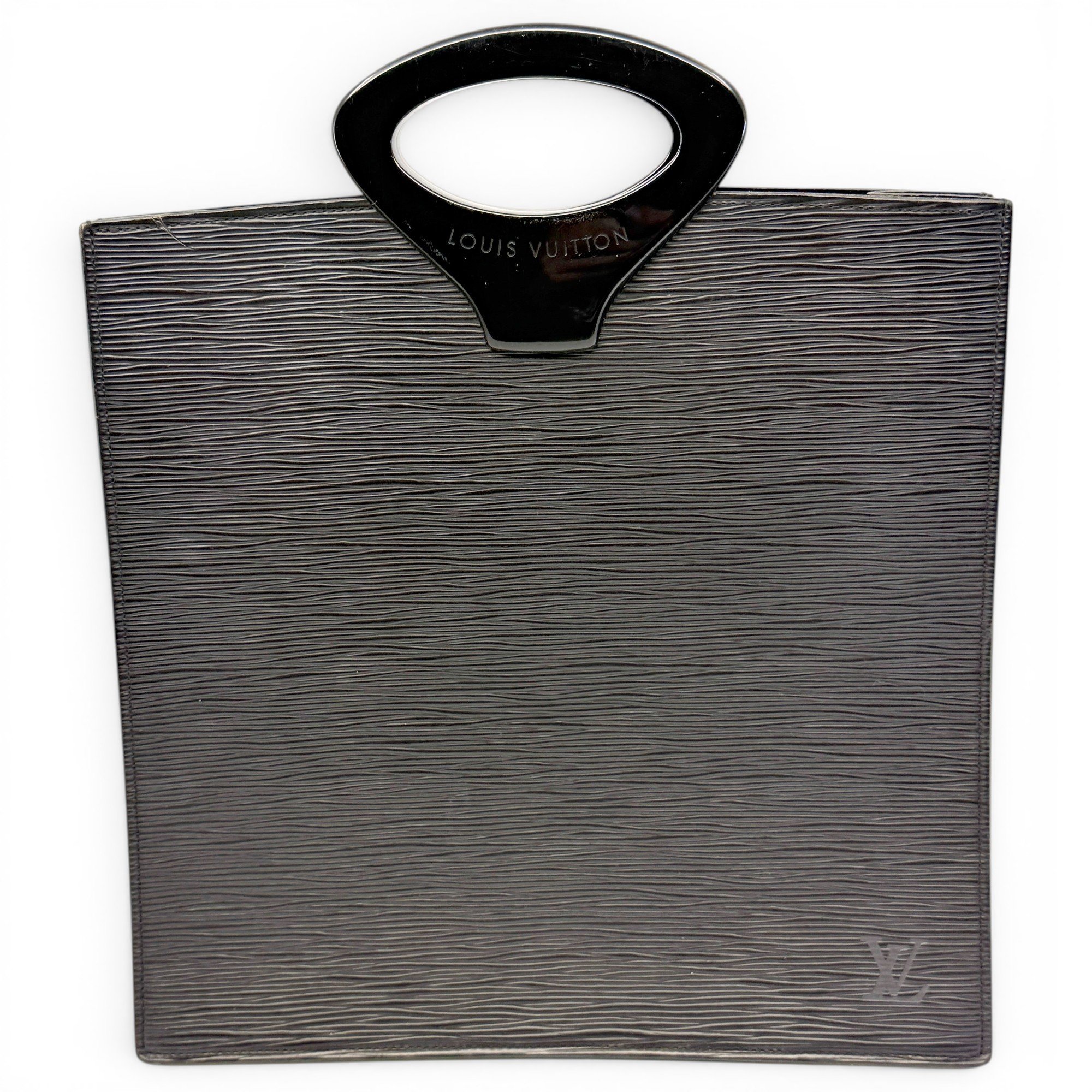 Ombre leather tote