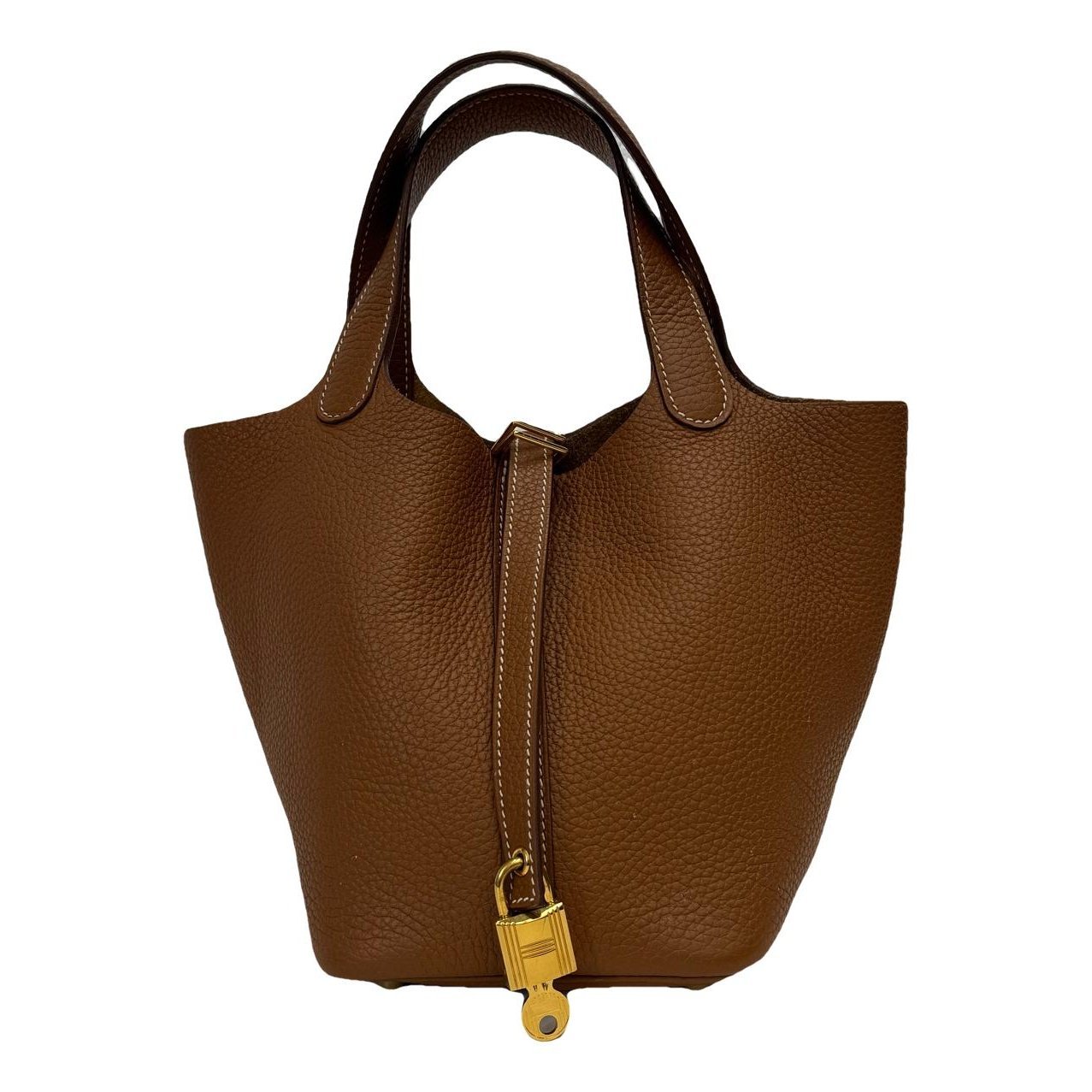 Picotin leather handbag