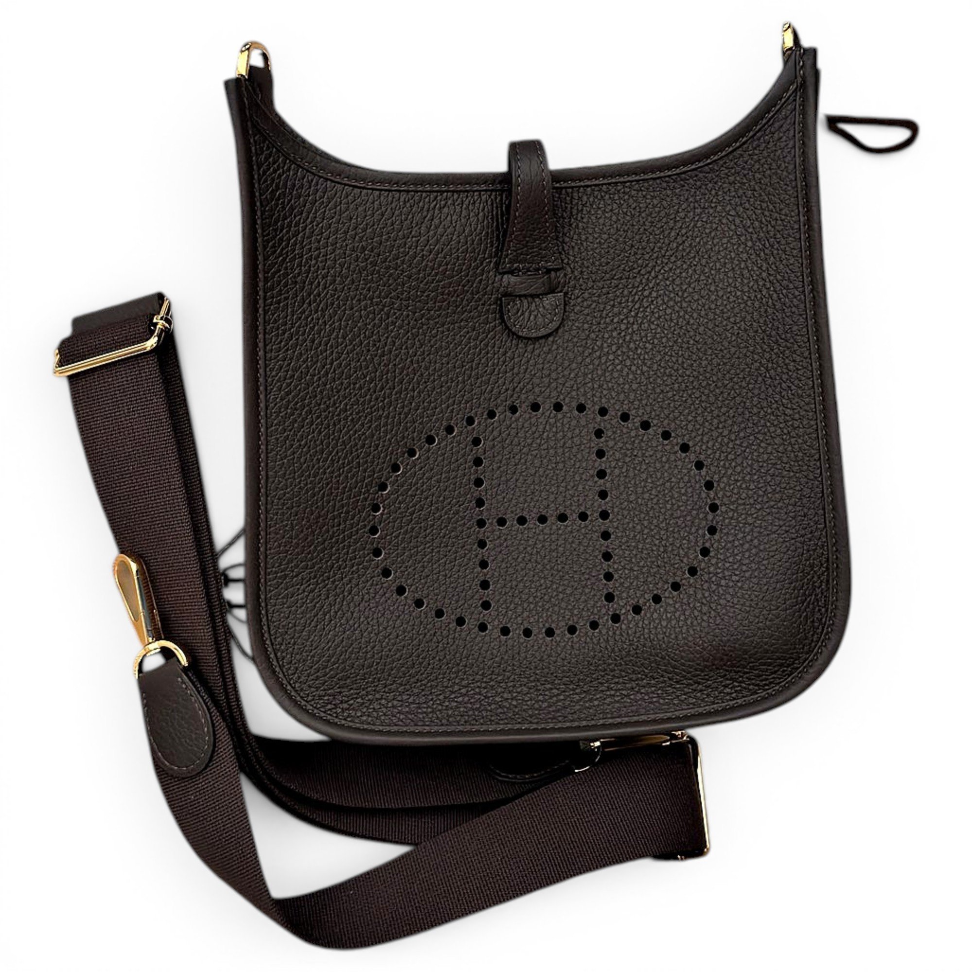 Hermes Evelyne Handbag Clemence Leather 2026