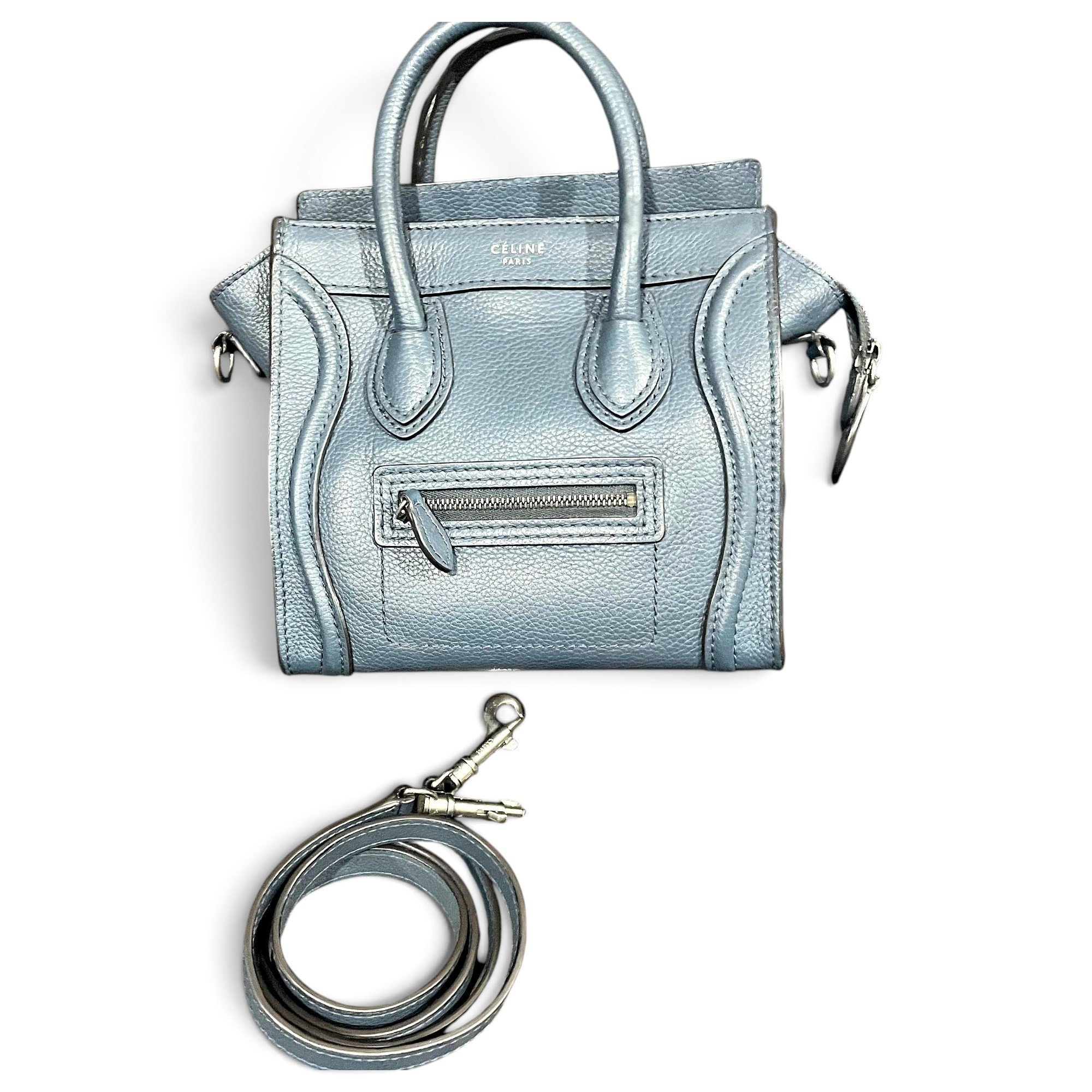 Nano Luggage leather handbag