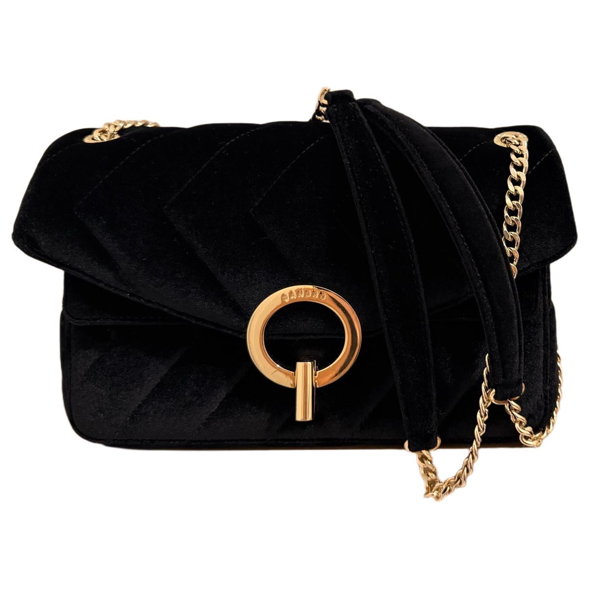 Yza velvet handbag