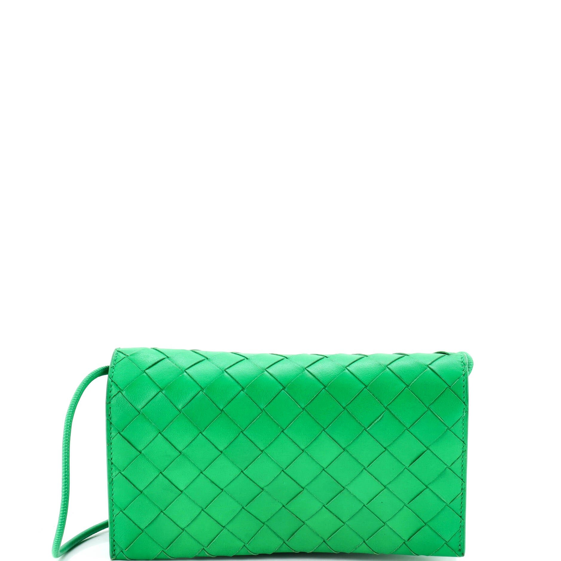 Wallet on Strap Intrecciato Nappa Mini