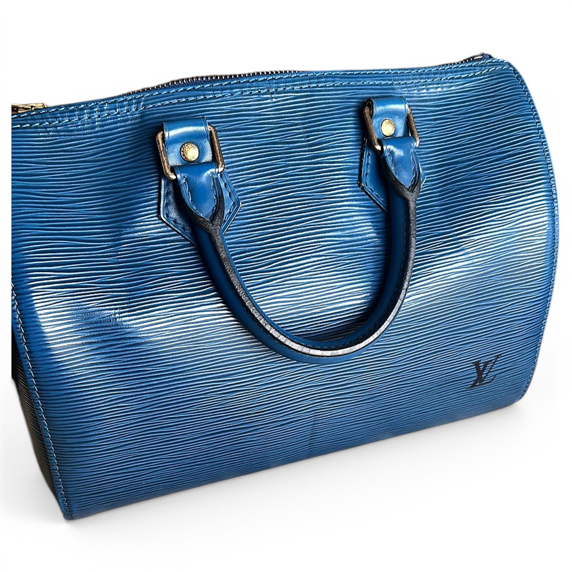 Speedy leather handbag