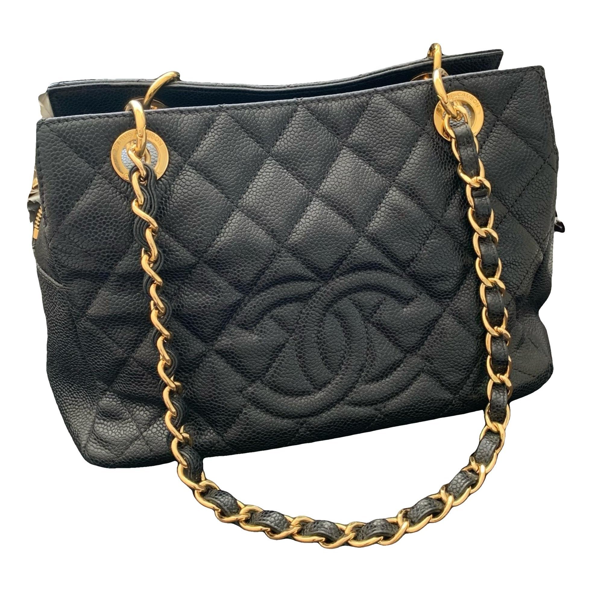 Grand shopping leather tote