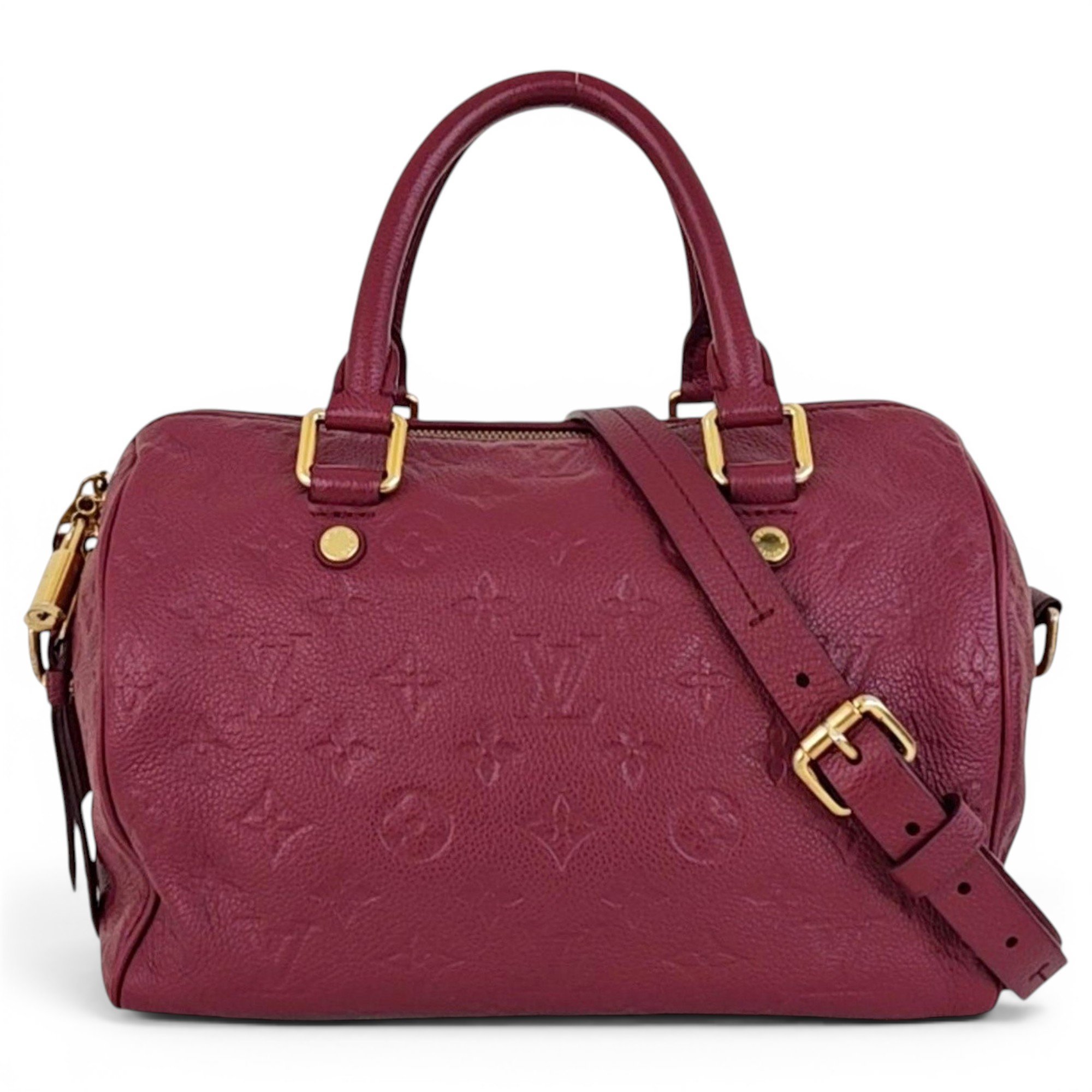 Nano Speedy / Mini HL leather handbag