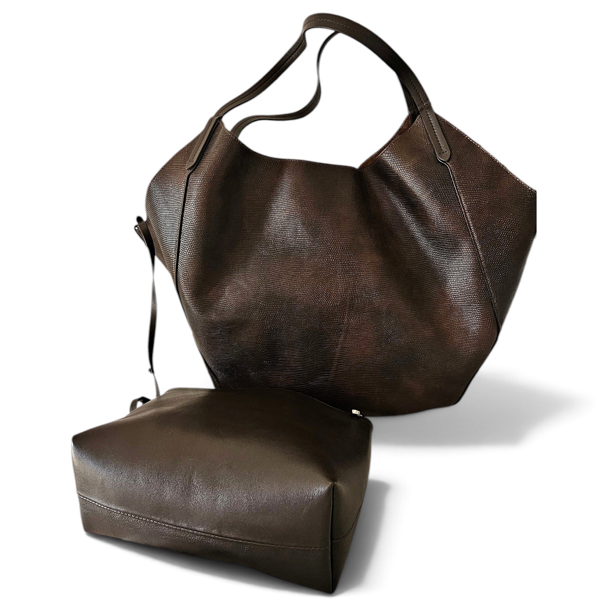 Leather handbag