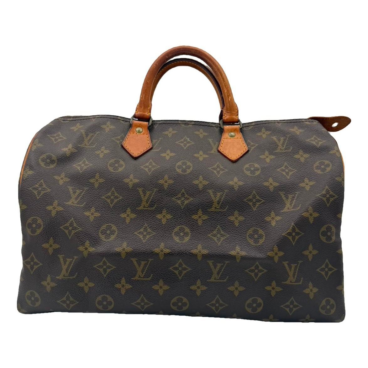 Speedy leather handbag