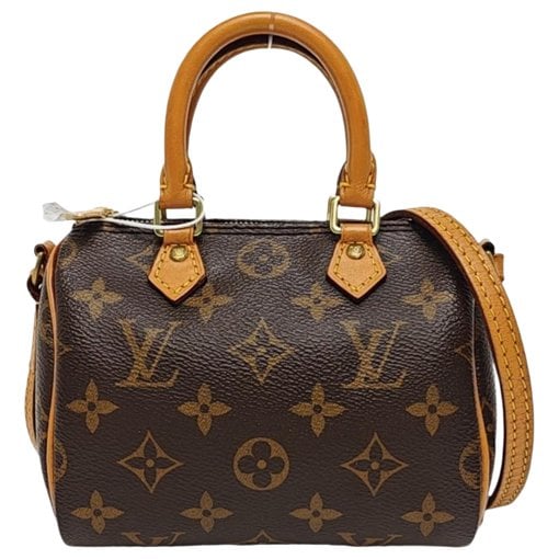 Nano Speedy / Mini HL leather handbag