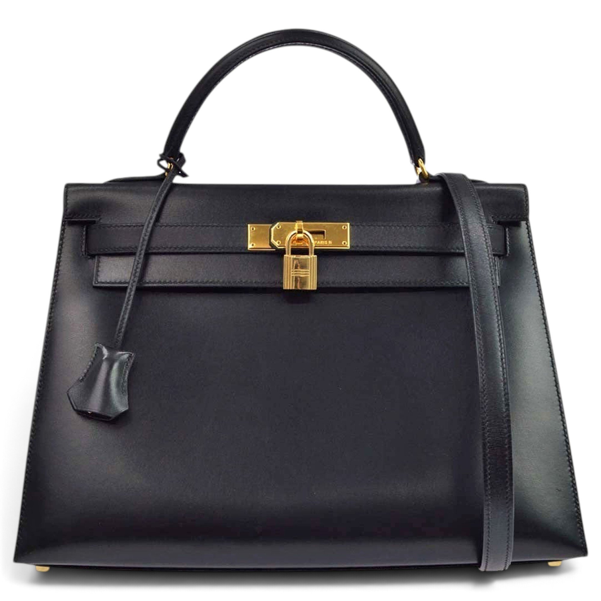 Kelly 32 leather handbag
