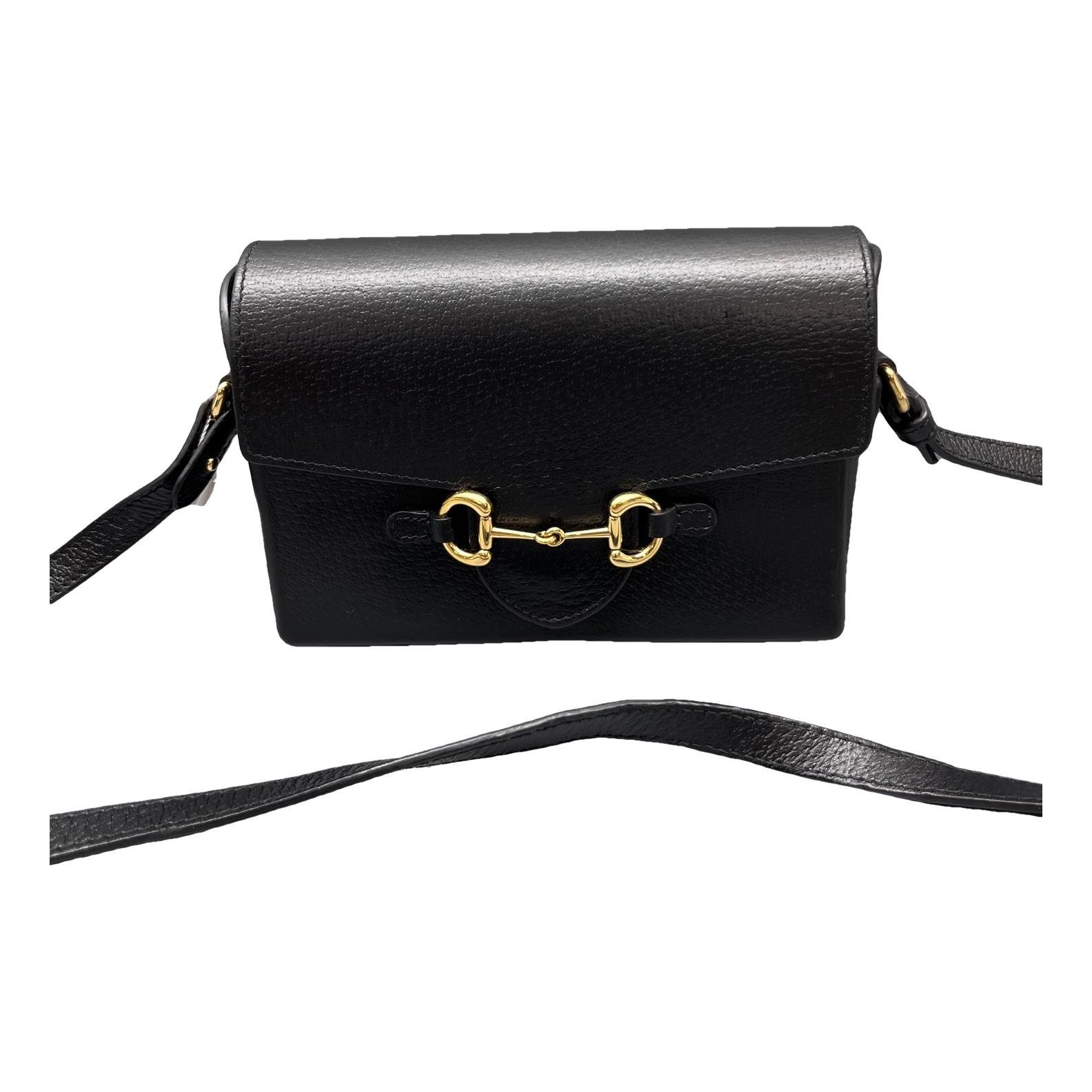 Horsebit 1955 Vertical leather handbag