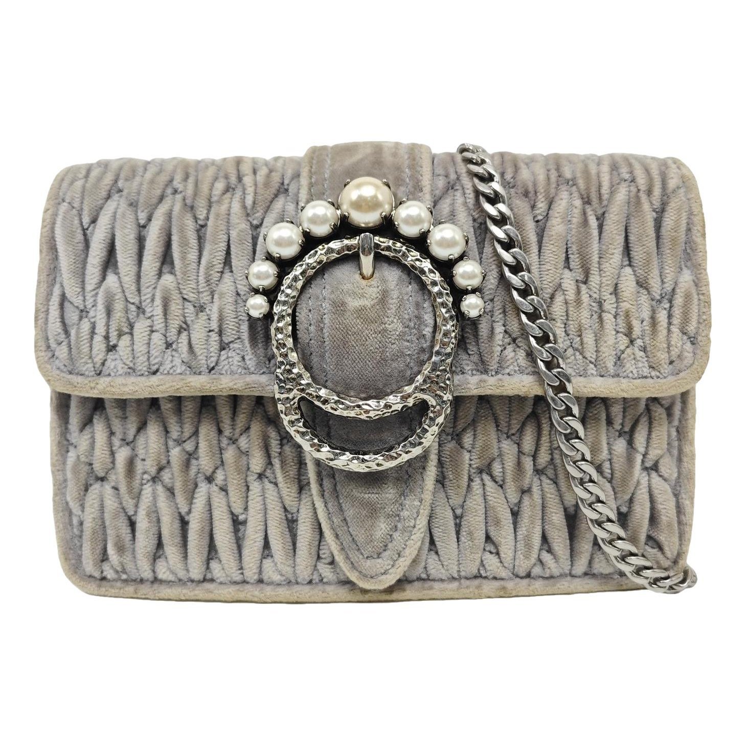 Velvet handbag